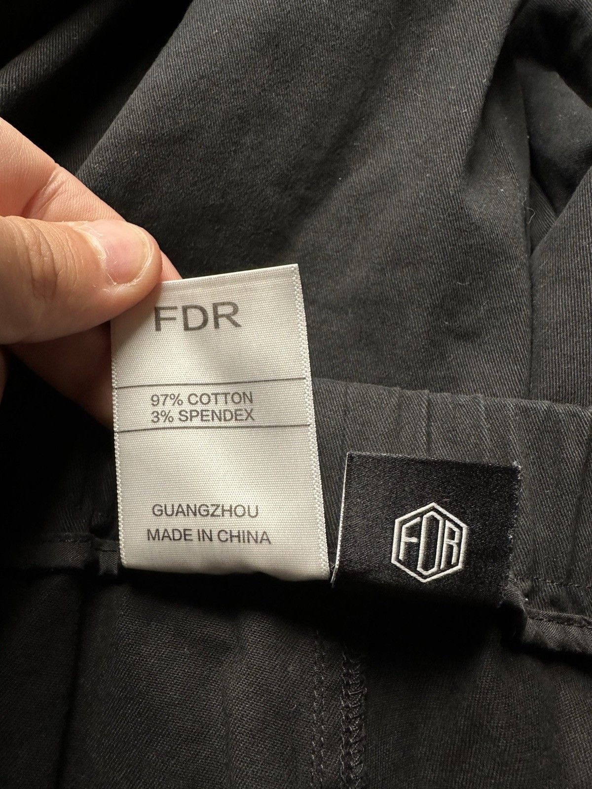 Other Mens Cargo 2021 FDR Black Cotton Pants Zip Pocket, Size XL Size US 36 / EU 52 - 8 Thumbnail
