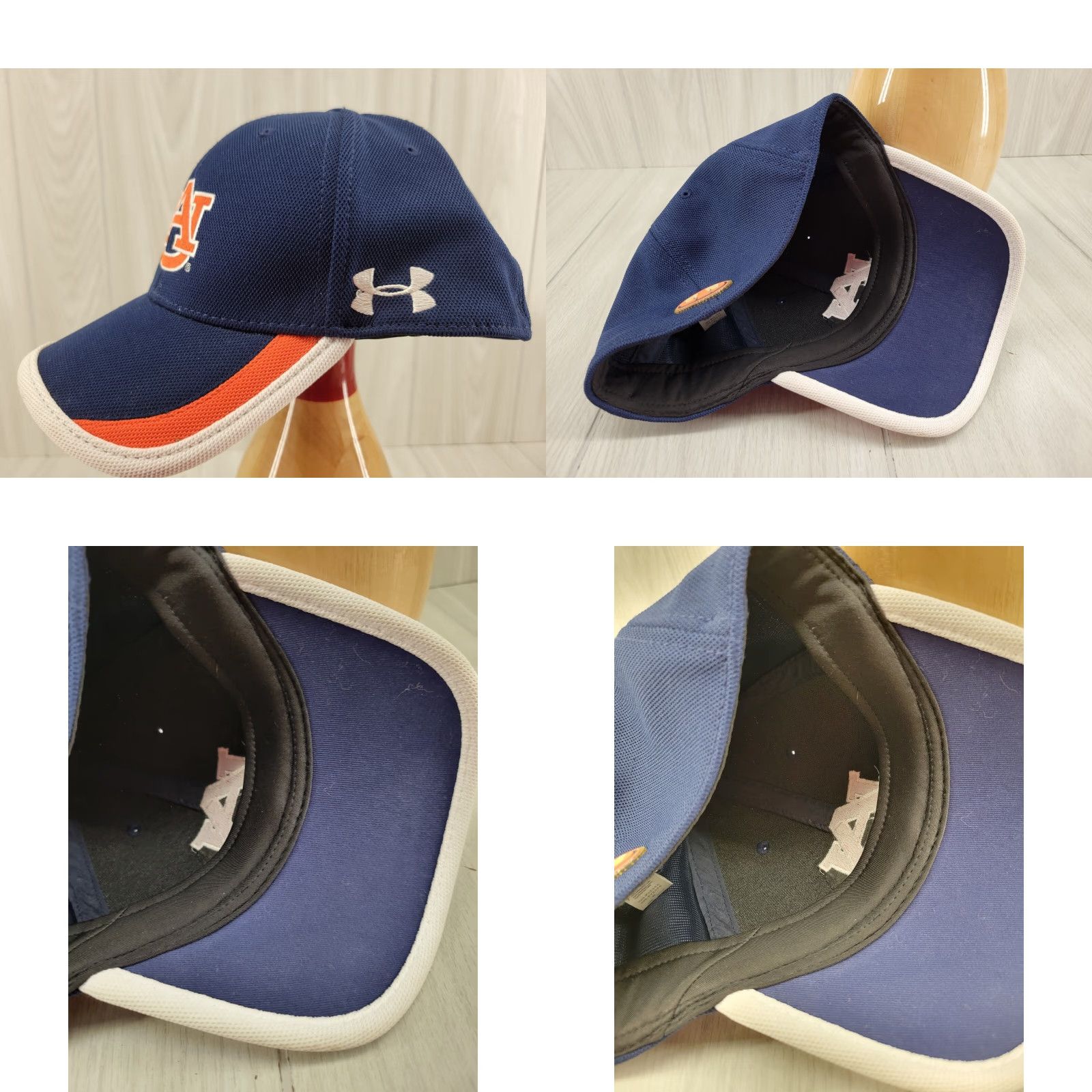 Under Armour Under Armour Baseball Cap Auburn University War Eagle Fitted XL Adults Mens Cap Size XL Multicolor Size ONE SIZE - 8 Thumbnail