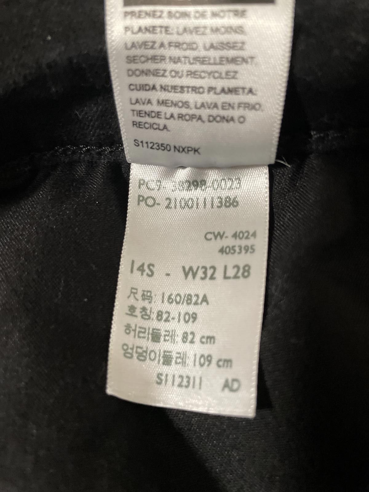 Other Levi Strauss & Co Jeans Women's Sz 14 Black High Rise Skinny Size 34" / US 12 / IT 48 - 6 Thumbnail
