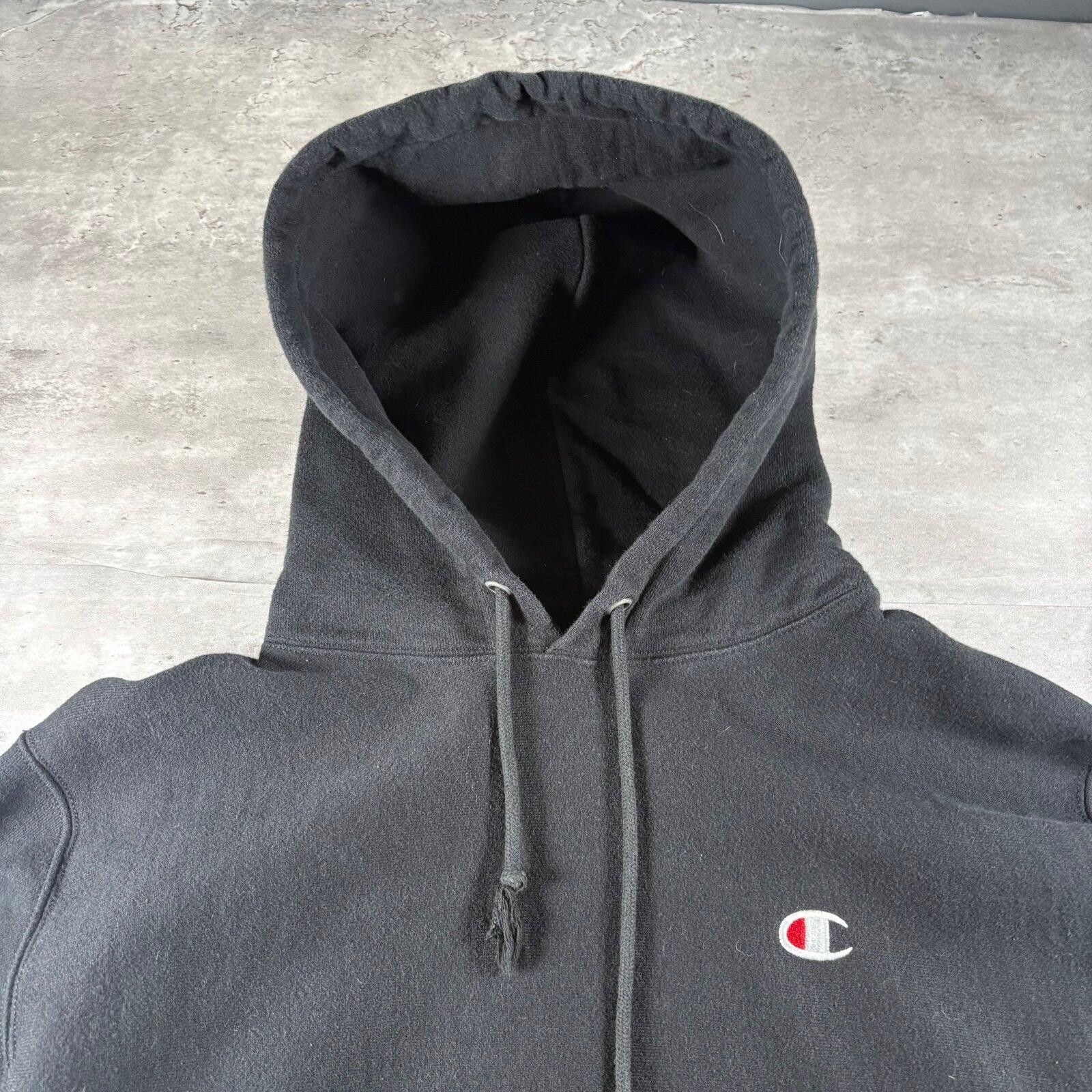 Other Vintage 90s black reverse weave hoodie Size US M / EU 48-50 / 2 - 4 Thumbnail