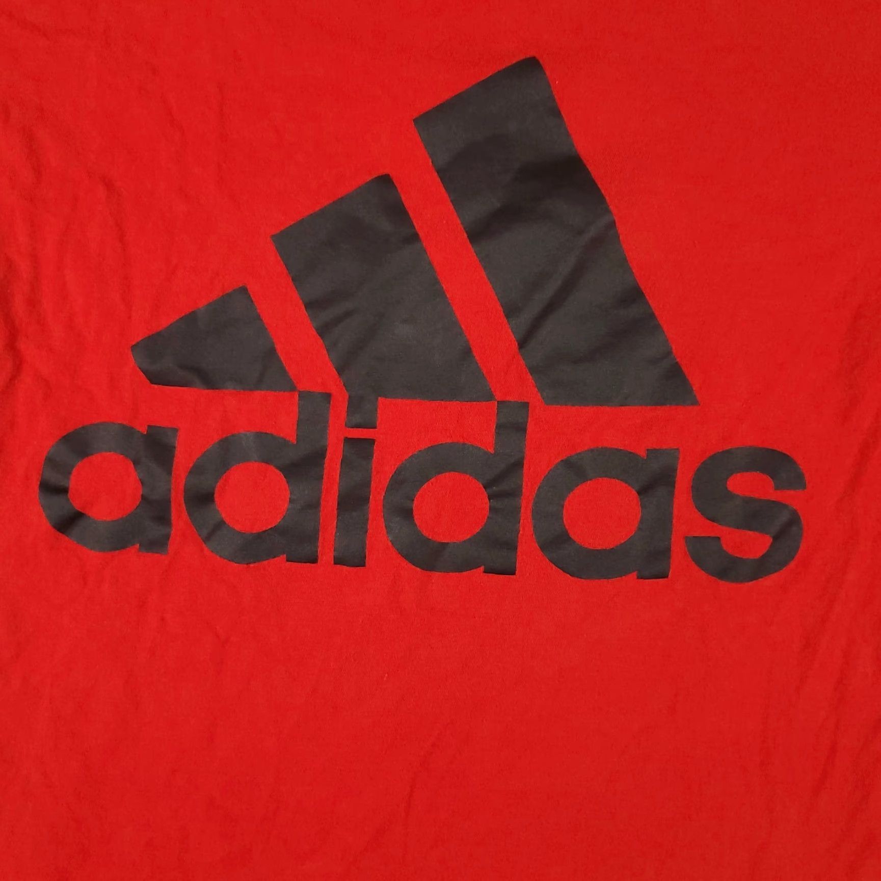 Adidas Adidas T Shirt Mens Medium Red Logo Casual Short Sleeve Adult Size US M / EU 48-50 / 2 - 2 Thumbnail