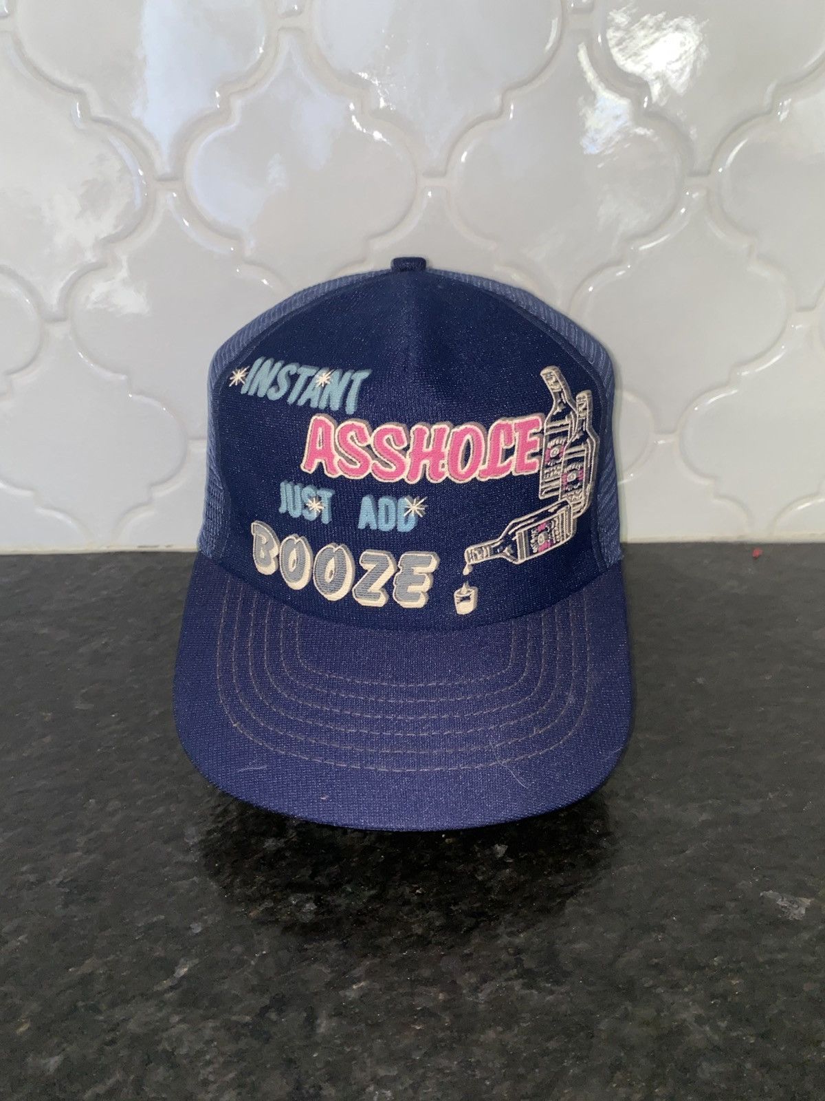Other Vintage 80s Instant A**HOLE just add booze trucker Size ONE SIZE - 1 Thumbnail