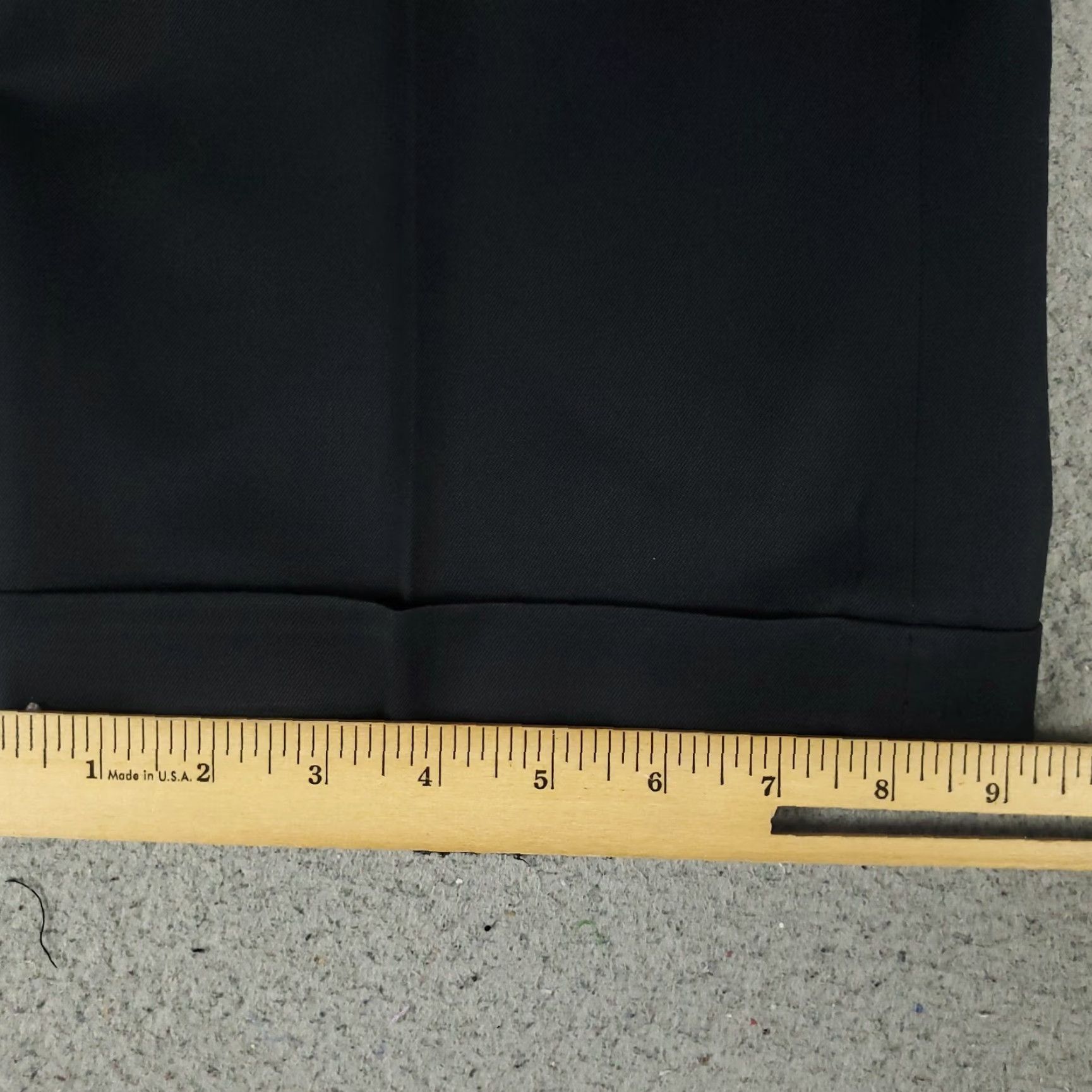 Zanella Zanella Dress Pants Mens 36x30 Black Pleated Trousers Regular Fit Size US 36 / EU 52 - 6 Thumbnail