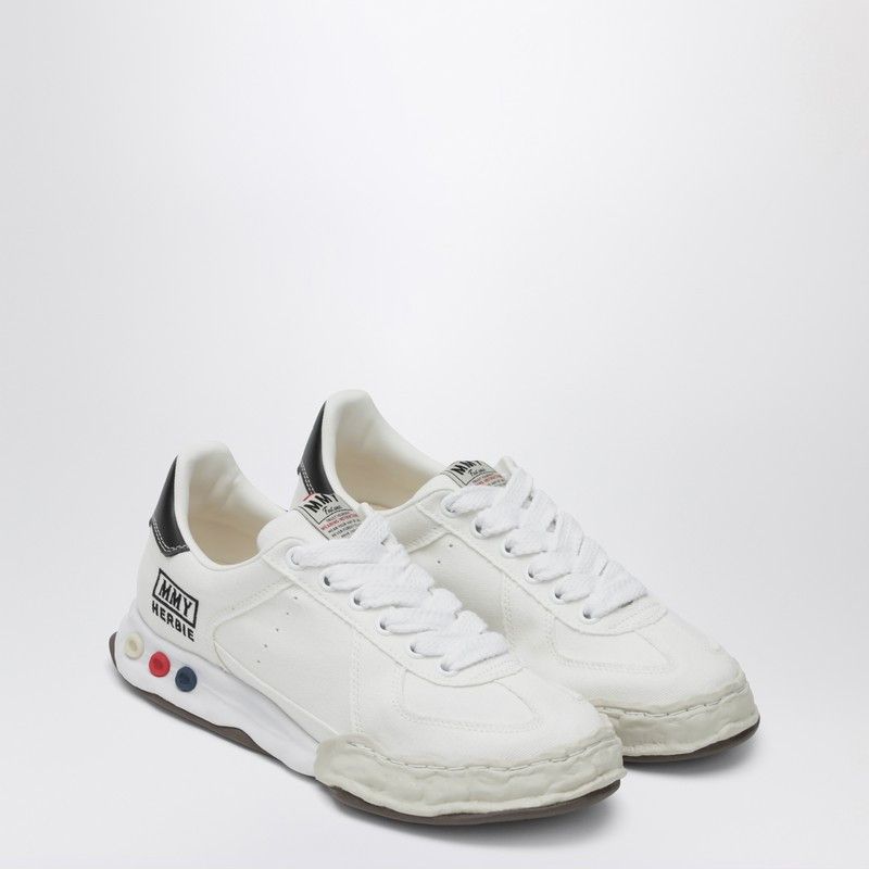 Maison MIHARA YASUHIRO Maison Mihara Yasuhiro White Herbie Og Sneakers In Canvas Size US 7 / EU 40 - 1 Thumbnail