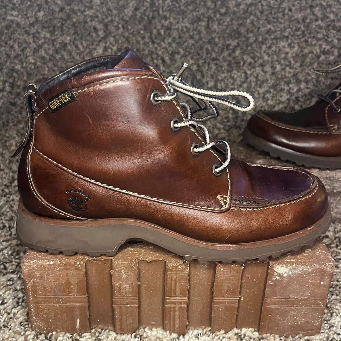Timberland Timberland Smart Leather Gore-Tex Ankle Boots Brown 8.5M Size US 8.5 / IT 38.5 - 2 Thumbnail