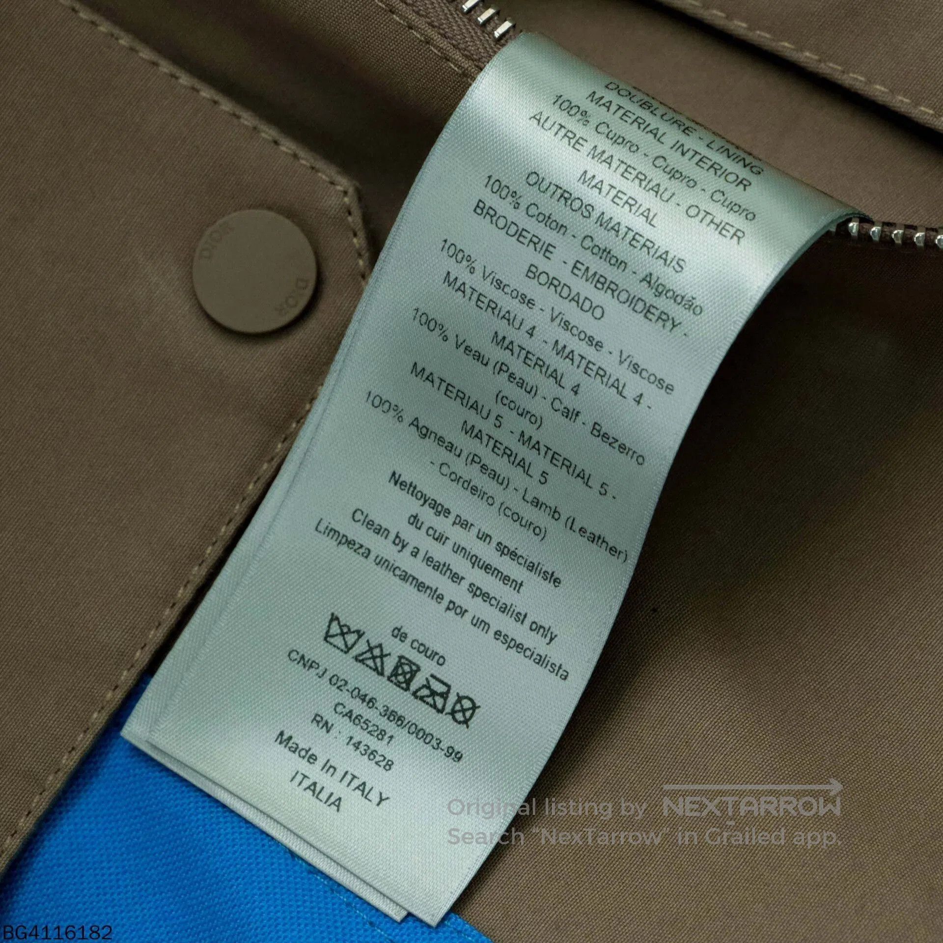 Dior dior color-blocked long sleeve jacket. Size US L / EU 52-54 / 3 - 4 Thumbnail