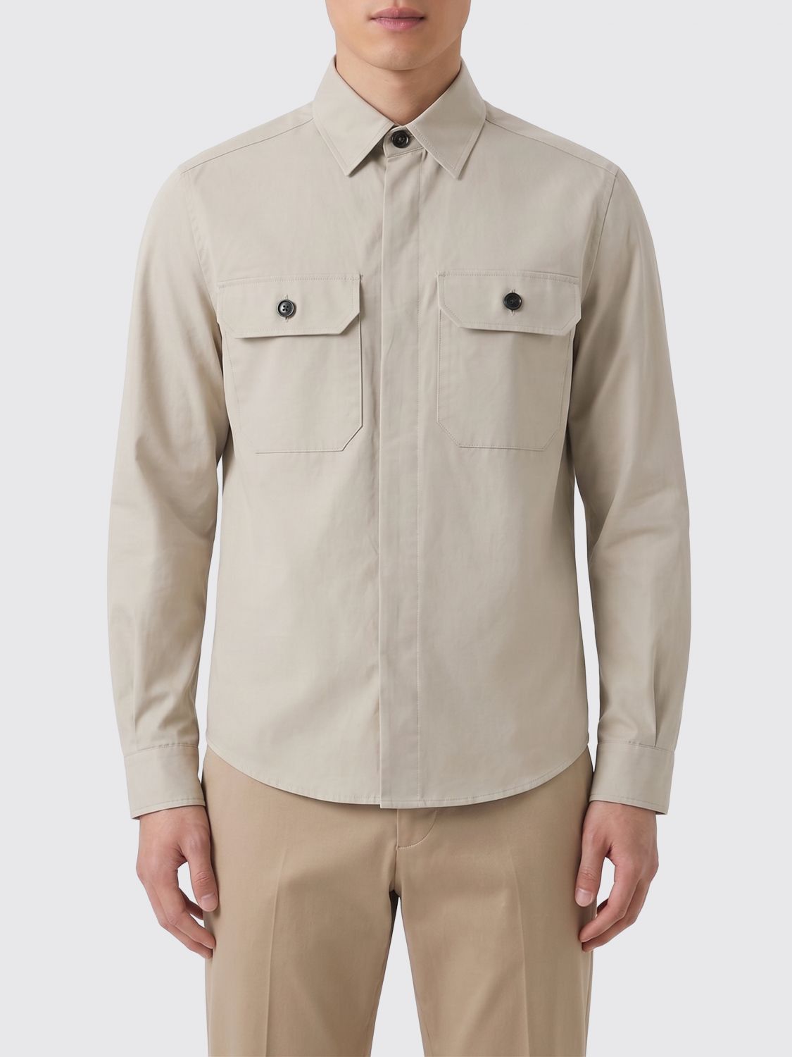 Ermenegildo Zegna Zegna Shirt Men White Size US L / EU 52-54 / 3 - 1 Thumbnail