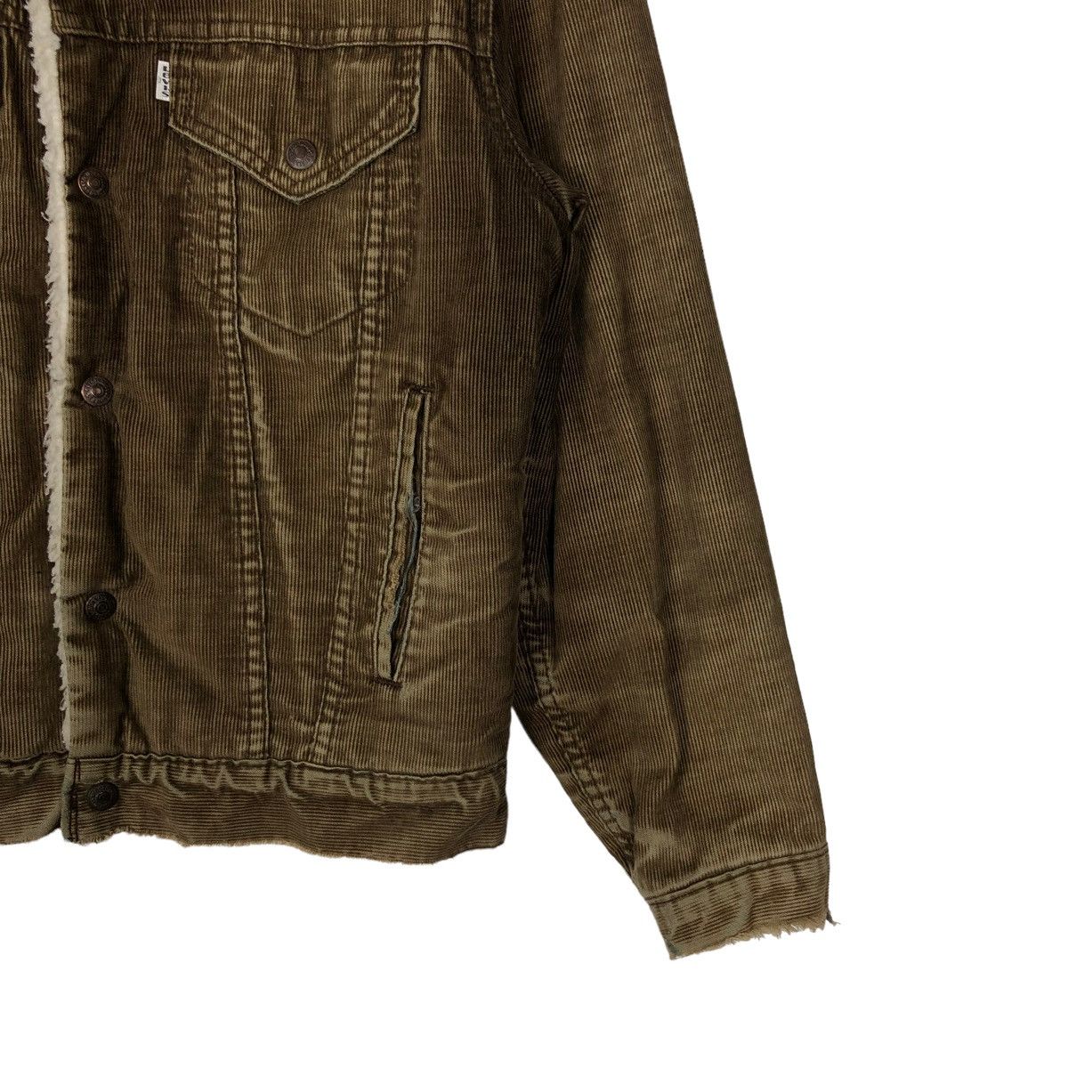 Levi's 🔥90’s VINTAGE LEVI’S TRUCKER SHERPA LINING CORDUROY Size US S / EU 44-46 / 1 - 5 Thumbnail