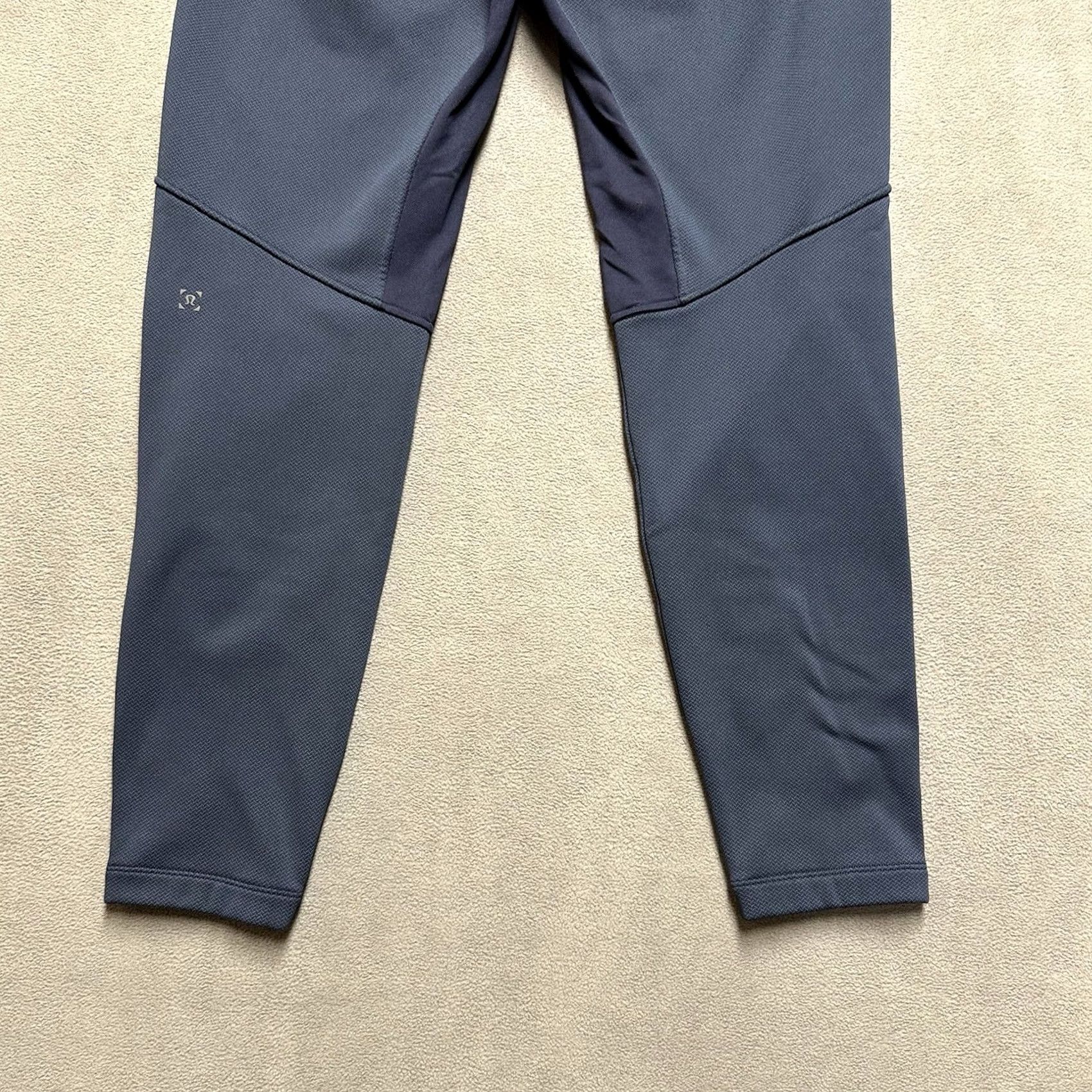 Lululemon Lululemon Pants Mens Small Navy Blue Grid Tech Drawstring Jogger Active LM5577S Size US 29 - 6 Thumbnail