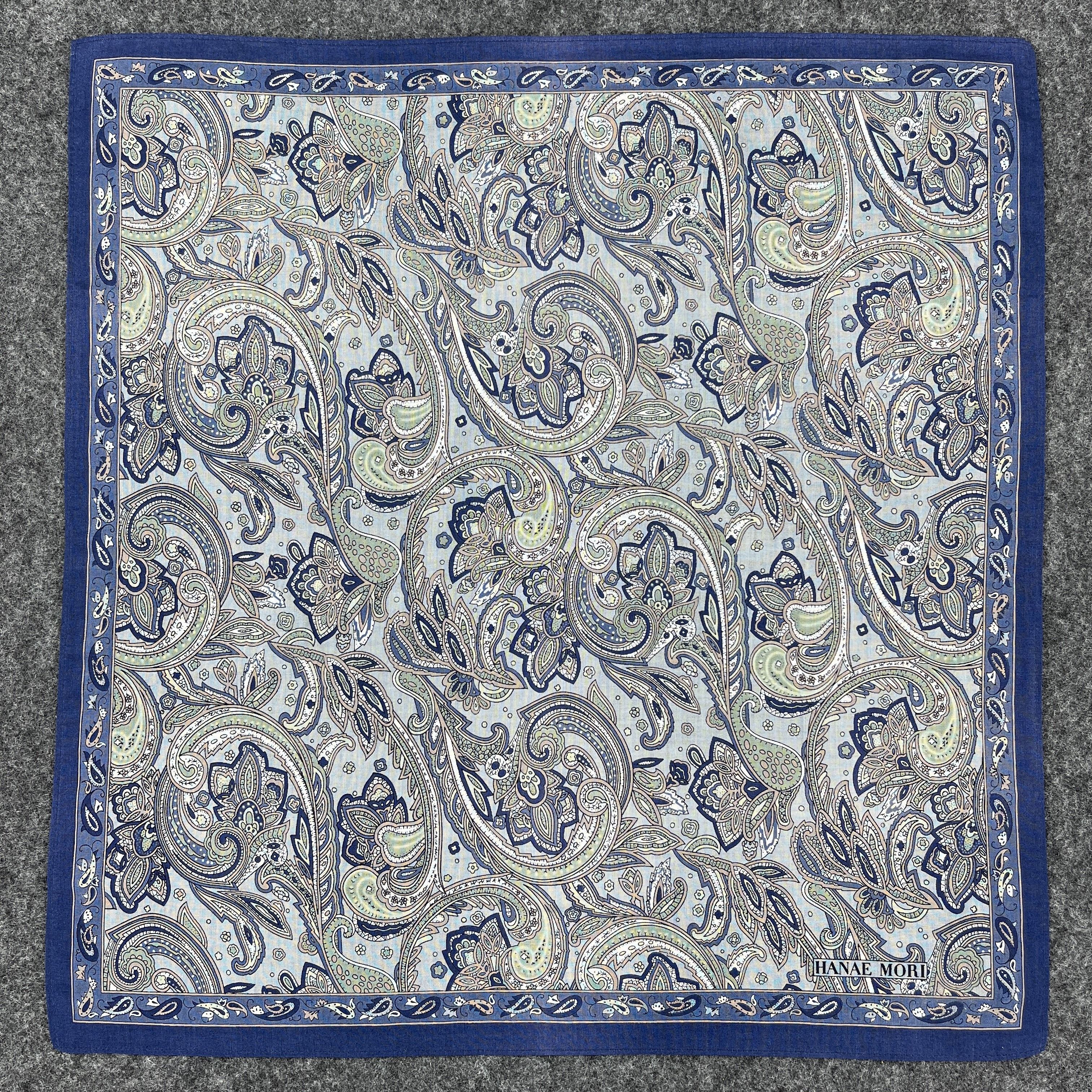 Hanae Mori × Japanese Brand Hanae Mori Bandana / Handkerchief / Neckerchief B212 Size ONE SIZE - 4 Thumbnail