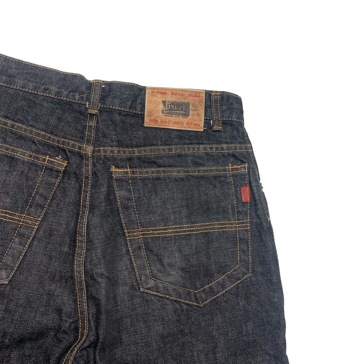 Japanese Brand Ikiz Japanese Denim Dark Indigo Distressed Straight Fit W29 Size US 29 - 6 Thumbnail