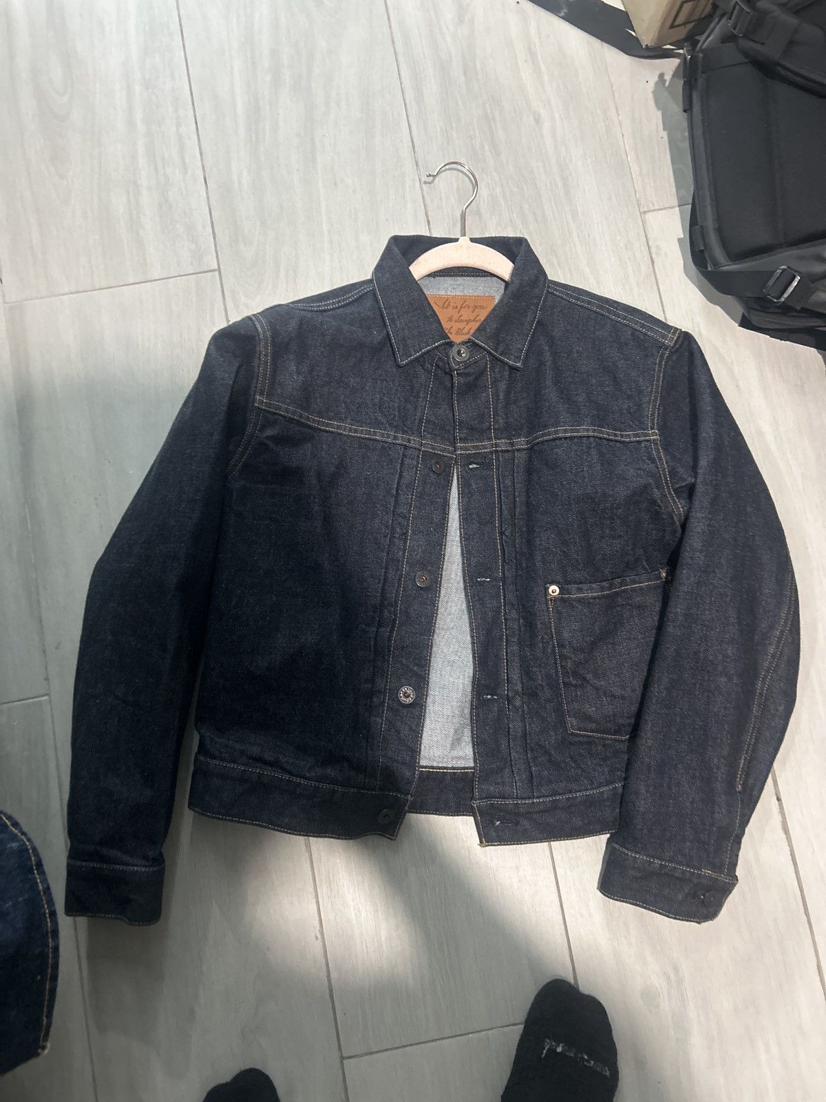 BLACK SIGN type 1 denim jacket Size US S / EU 44-46 / 1 - 1 Thumbnail