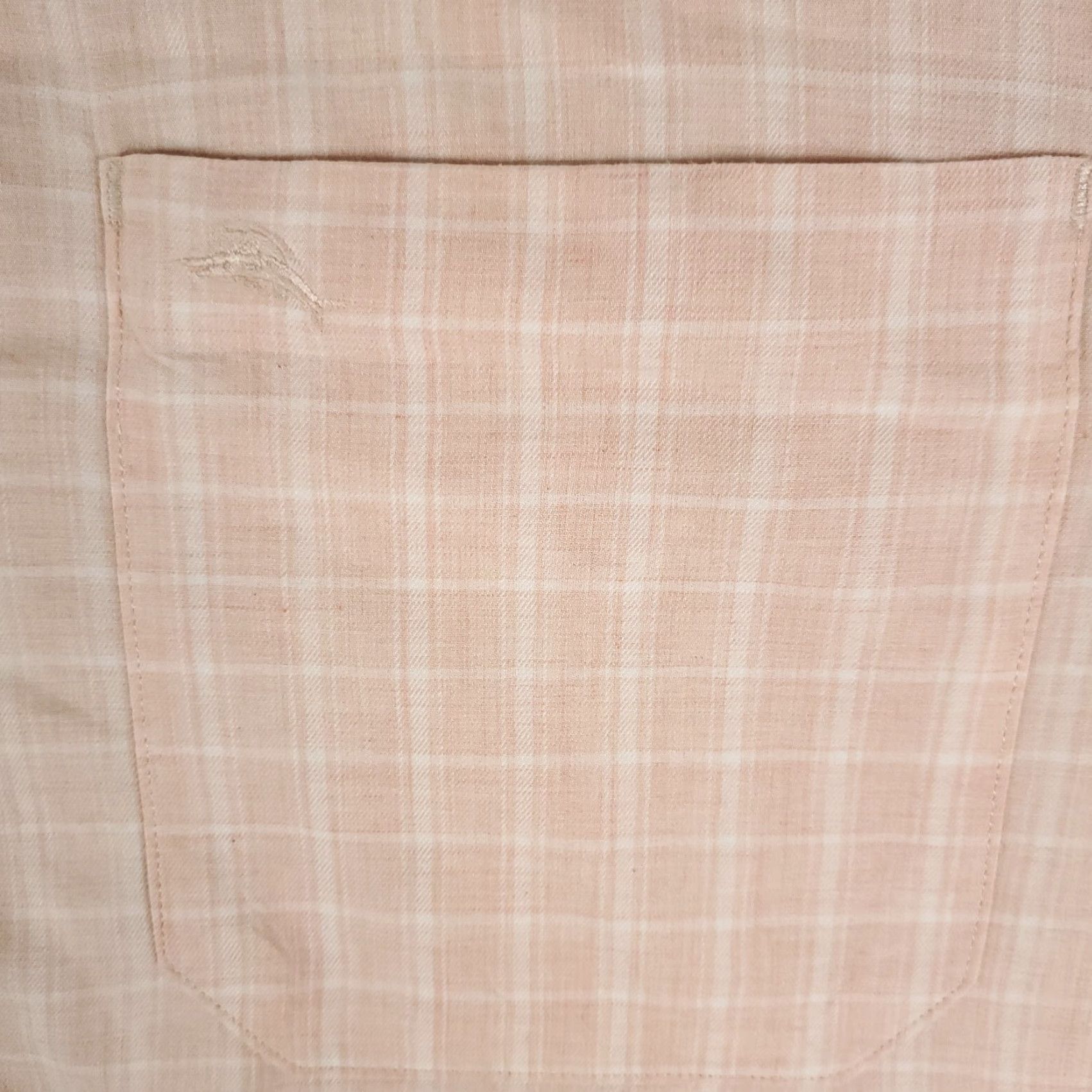 Tommy Bahama Tommy Bahama Shirt Button-Up Plaid Orange Long Sleeve Mens XL Cotton Casual Modern Preppy Classic Colorful Size US XL / EU 56 / 4 - 3 Thumbnail