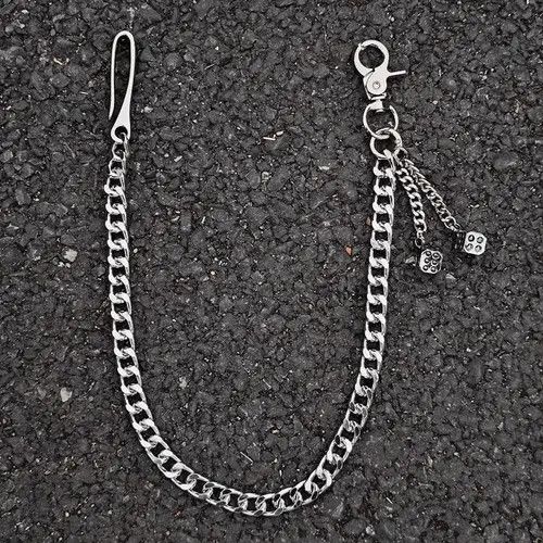 Jewelry 232Dice Cross Wallet Chain,Y2K Jeans Chain Size ONE SIZE - 7 Thumbnail