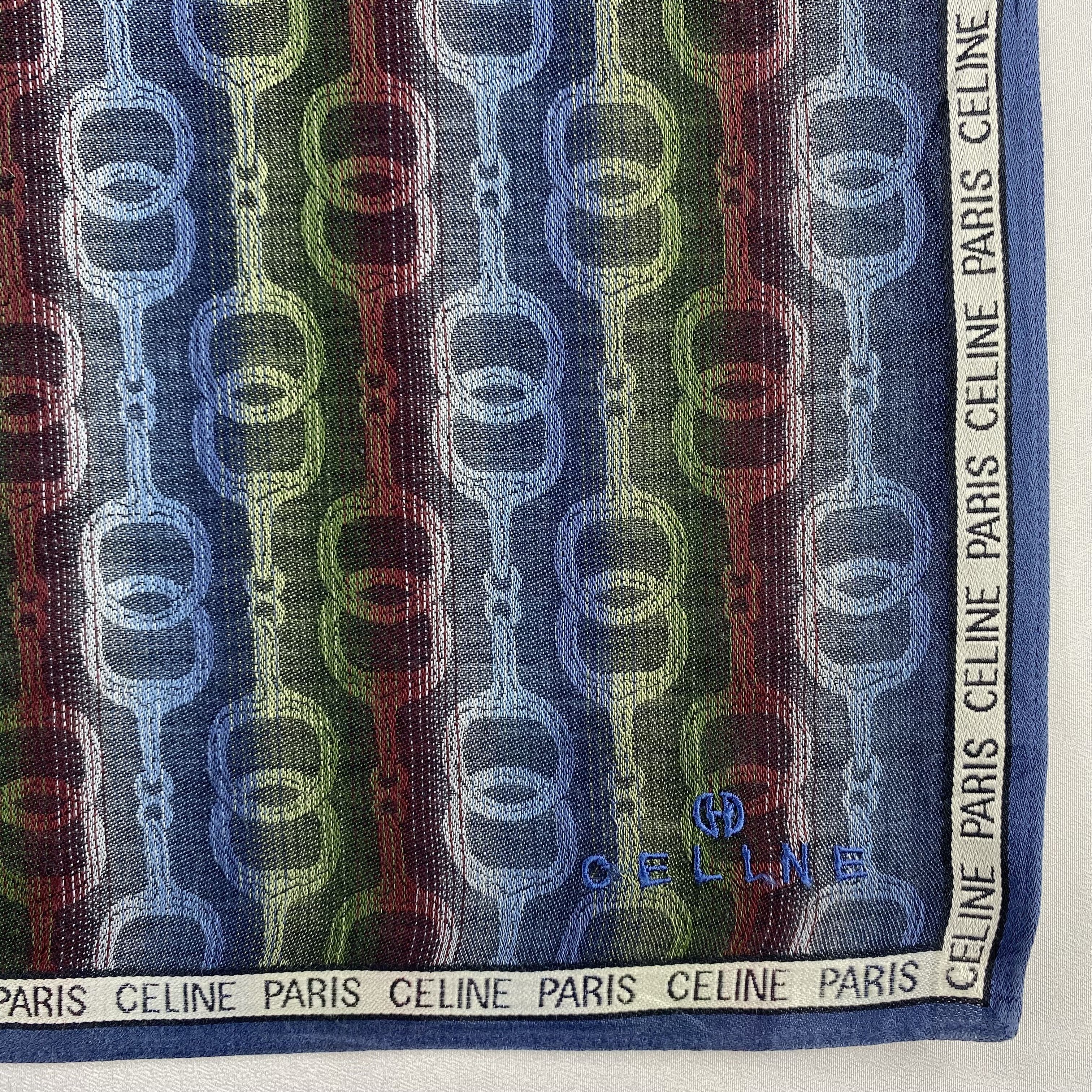 Celine × Vintage Celine Neckerchief / Bandana / Handkerchief-P871 Size ONE SIZE - 3 Thumbnail