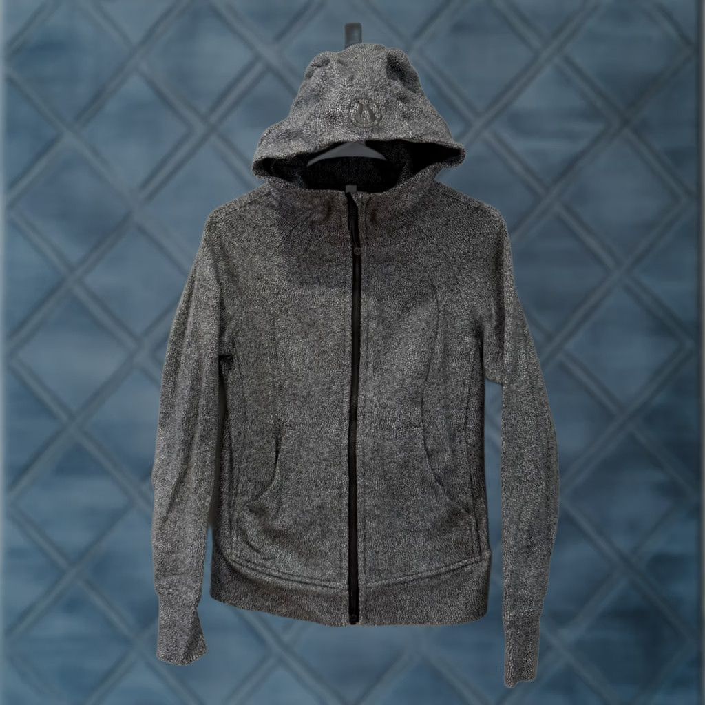 Lululemon Lululemon Scuba Full Zip Hoodie Heathered Grey Size 4 Women Regular Hoodie Fleece Zip Activewear Size S / US 4 / IT 40 - 1 Thumbnail