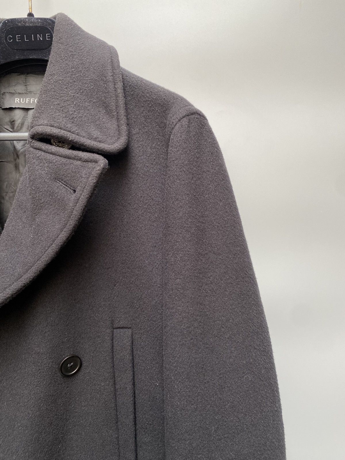 Ruffo Research 2000s Ruffo by Raf Simons- Double Breasted Wool Blend Coat Size US M / EU 48-50 / 2 - 5 Thumbnail