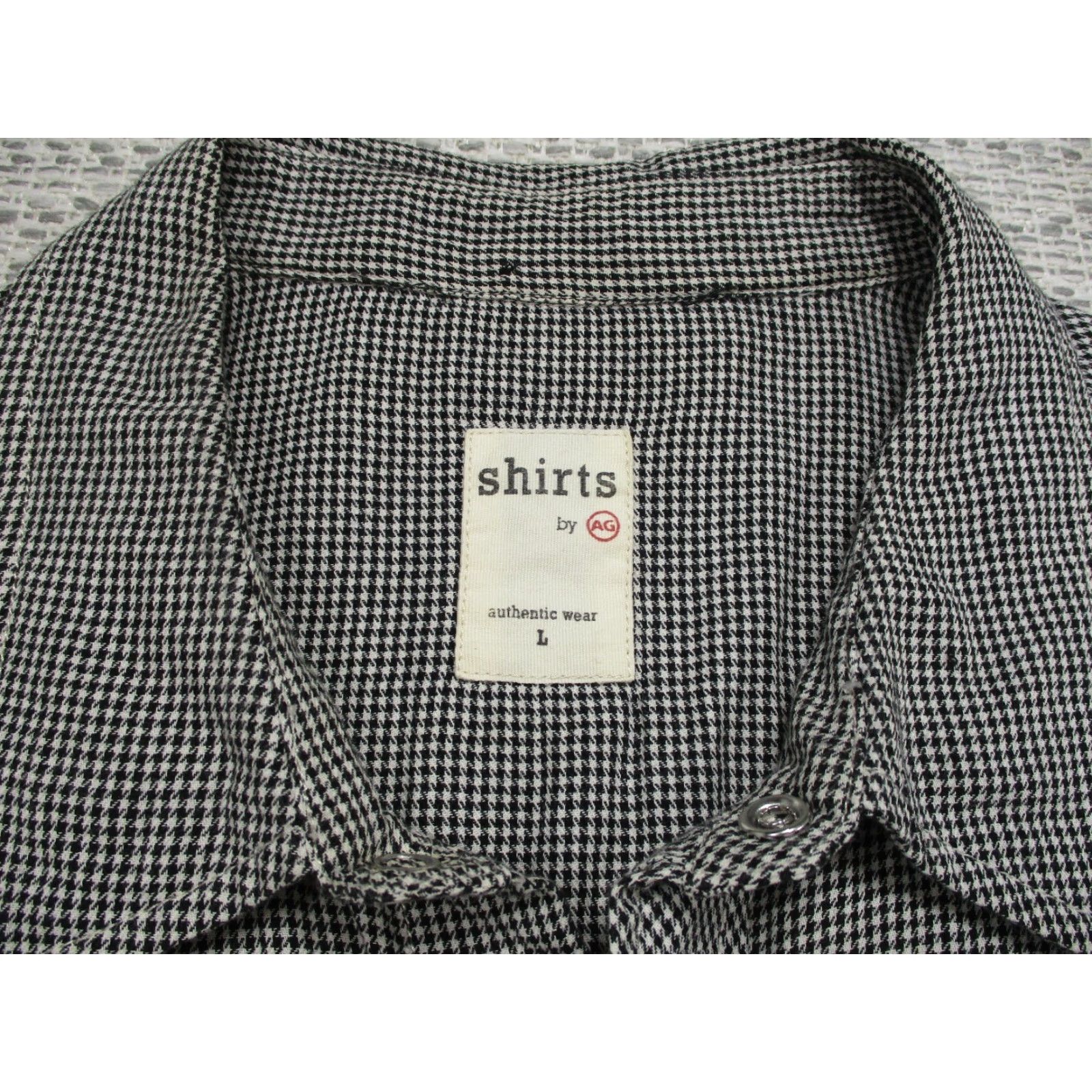 Vintage Shirts by AG Adriano Goldschmied Shirt Mens Large Long Sleeve Button Up Size US S / EU 44-46 / 1 - 5 Thumbnail