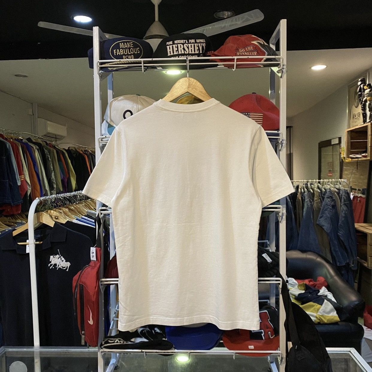 Kenzo KENZO Paris Tiger Embroidered Logo T-Shirt Tee White/Blue Size US S / EU 44-46 / 1 - 2 Thumbnail
