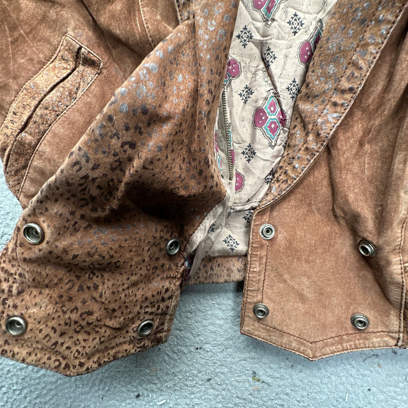 Other Vintage Byrnes Baker Thinsulate Lined Suede Leather Jacket M Size M / US 6-8 / IT 42-44 - 14 Thumbnail
