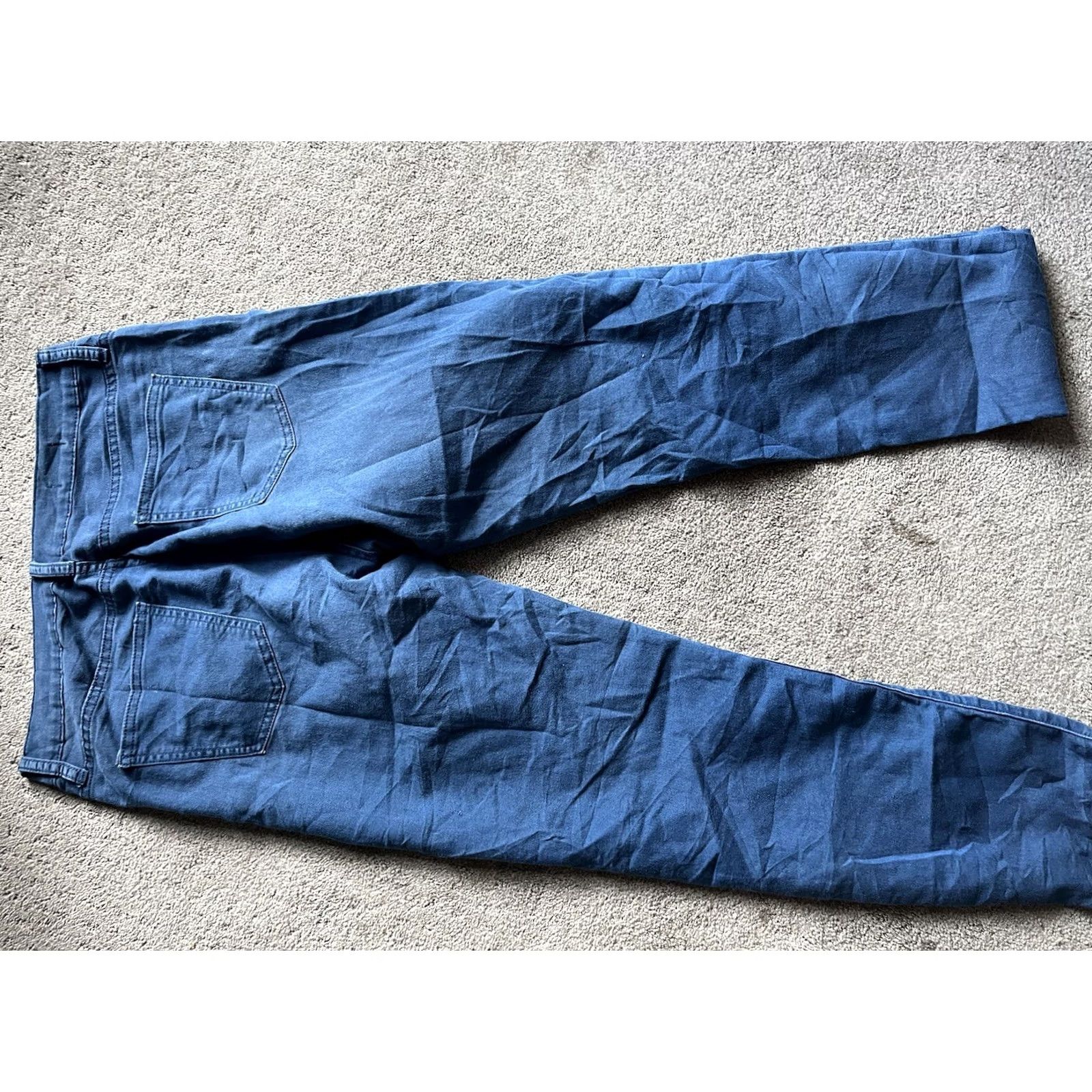 Gap Gap Jean Womens Size 32/14 Blue Denim Legging Distressed Skinny Stretch Size 36" / US 14 / IT 50 - 3 Thumbnail