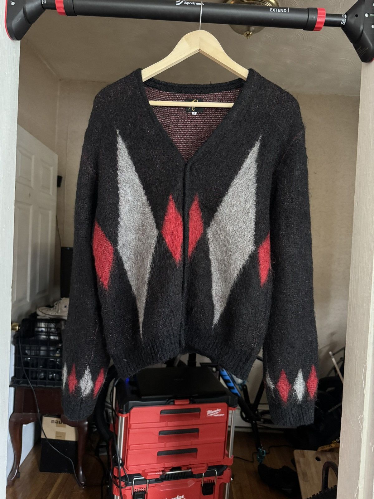 Girls Don't Cry × Needles Girls Don't Cry Needles Mohair Cardigan