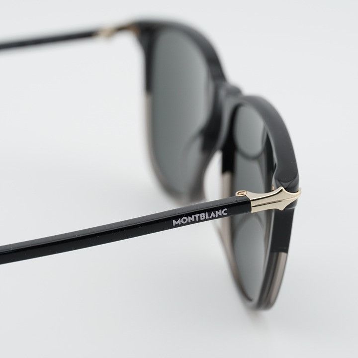 Montblanc Montblanc MB0338S 003 Sunglasses Black Square Frame Size ONE SIZE - 9 Thumbnail
