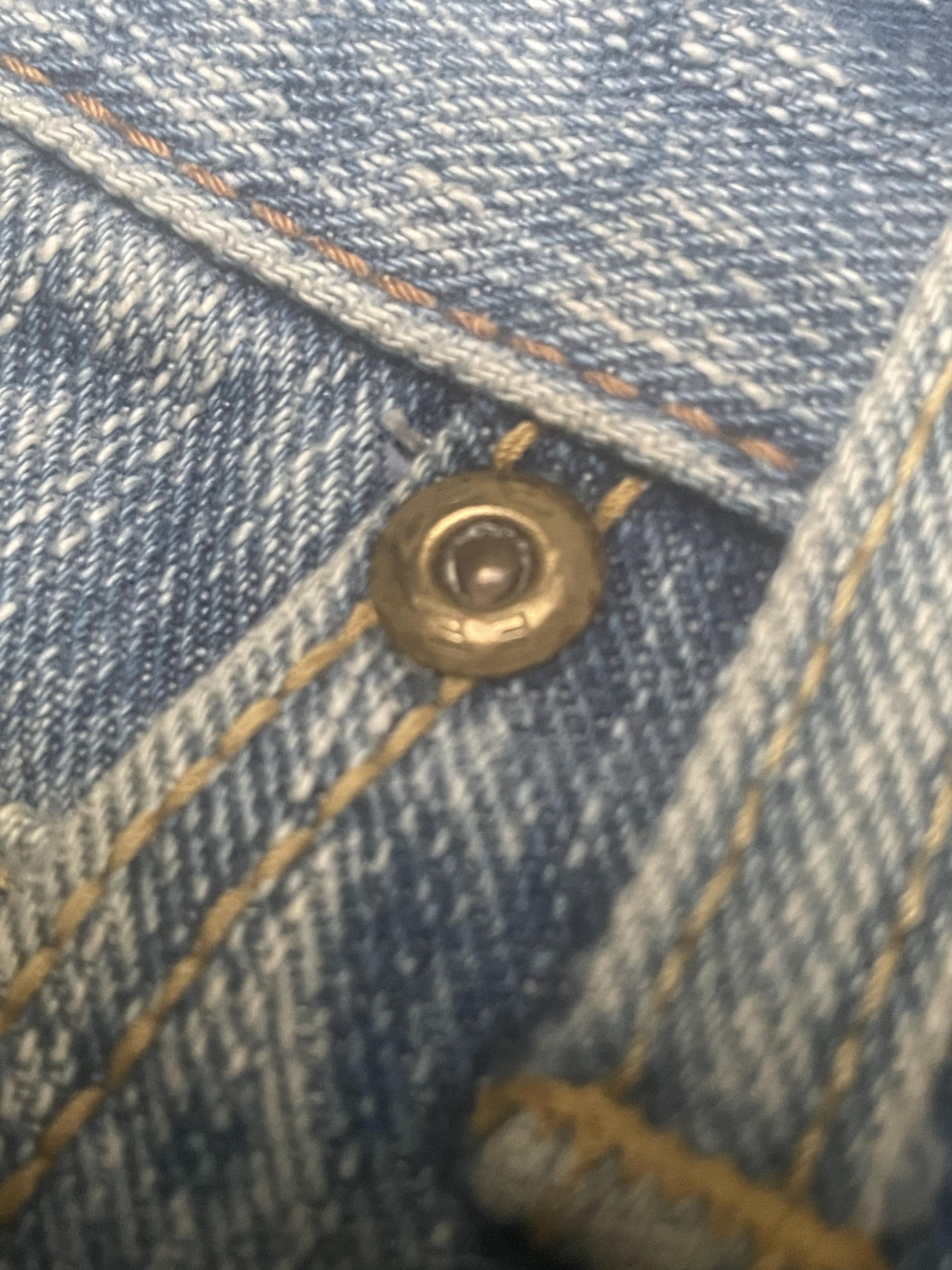 Lee Vintage Lee 101 Faded Distresed Patched Size US 32 / EU 48 - 13 Thumbnail
