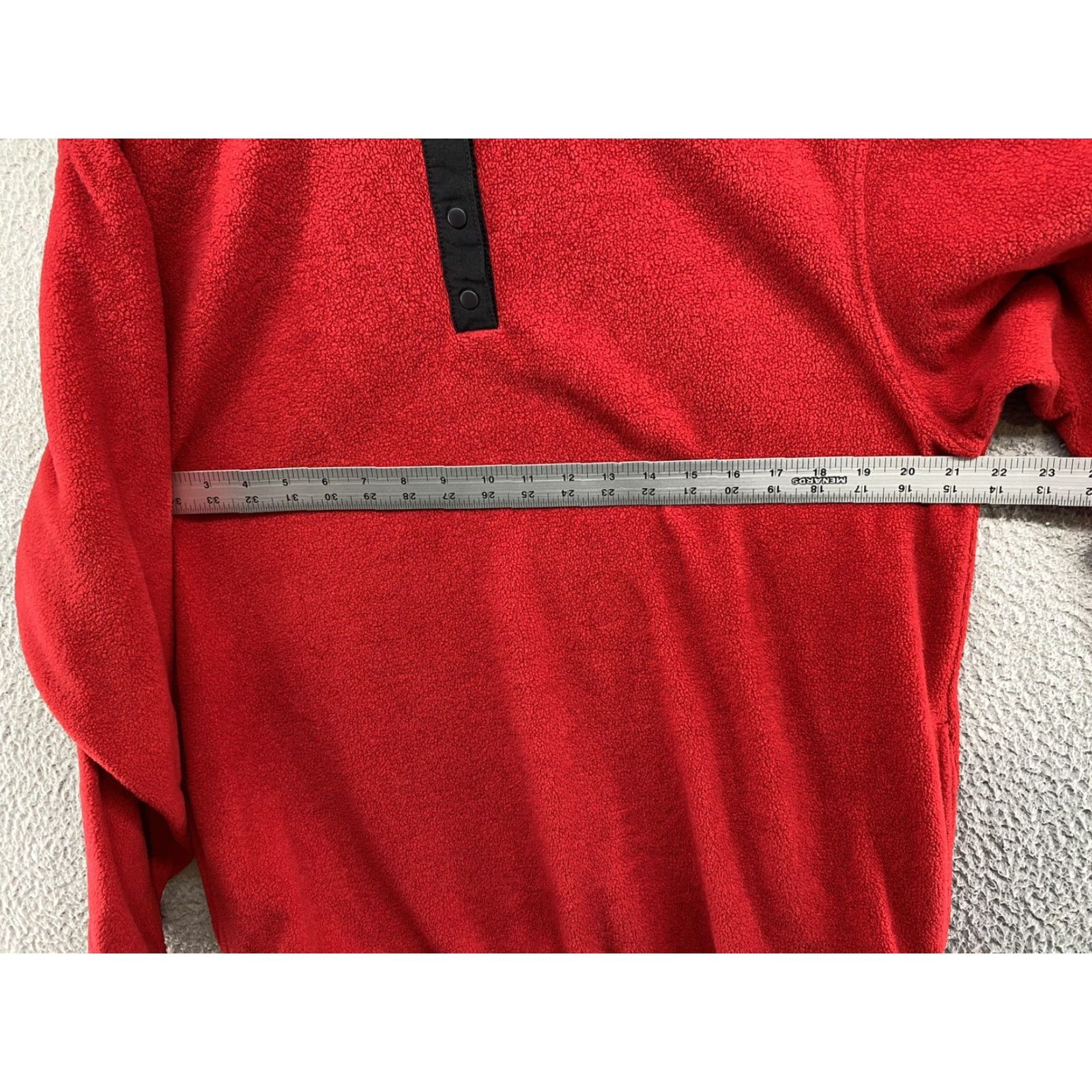 JCPenney VINTAGE USA Olympics Mens Red Pullover Jacket JC Penney 1/4 Snap SZ L Size US L / EU 52-54 / 3 - 3 Thumbnail