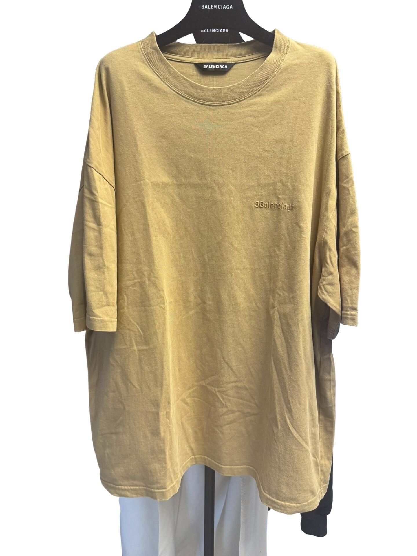 Balenciaga Balenciaga Embroidered Logo T-Shirt Size M Size US M / EU 48-50 / 2 - 1 Thumbnail