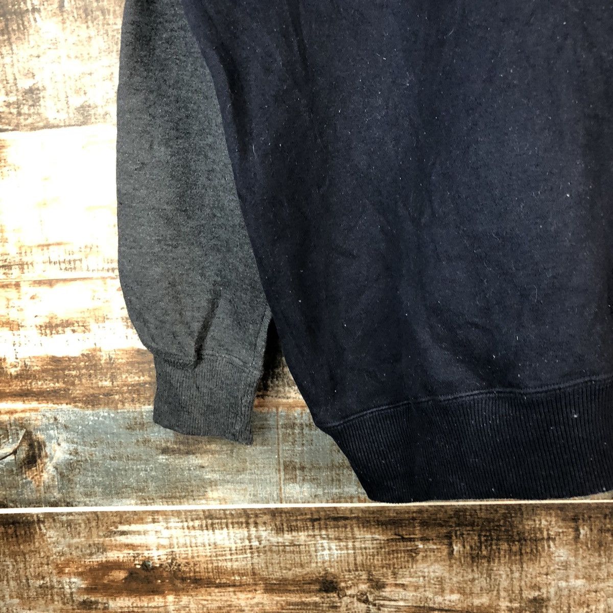 Japanese Brand Grass Hither Dark Blue Sweatshirt #A2035 Size US L / EU 52-54 / 3 - 7 Thumbnail