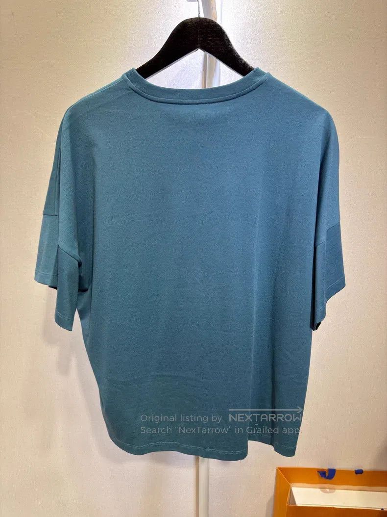 Loewe Loewe Short Loose Embroidered Logo Short Sleeve T-Shirt Size S / US 4 / IT 40 - 2 Thumbnail