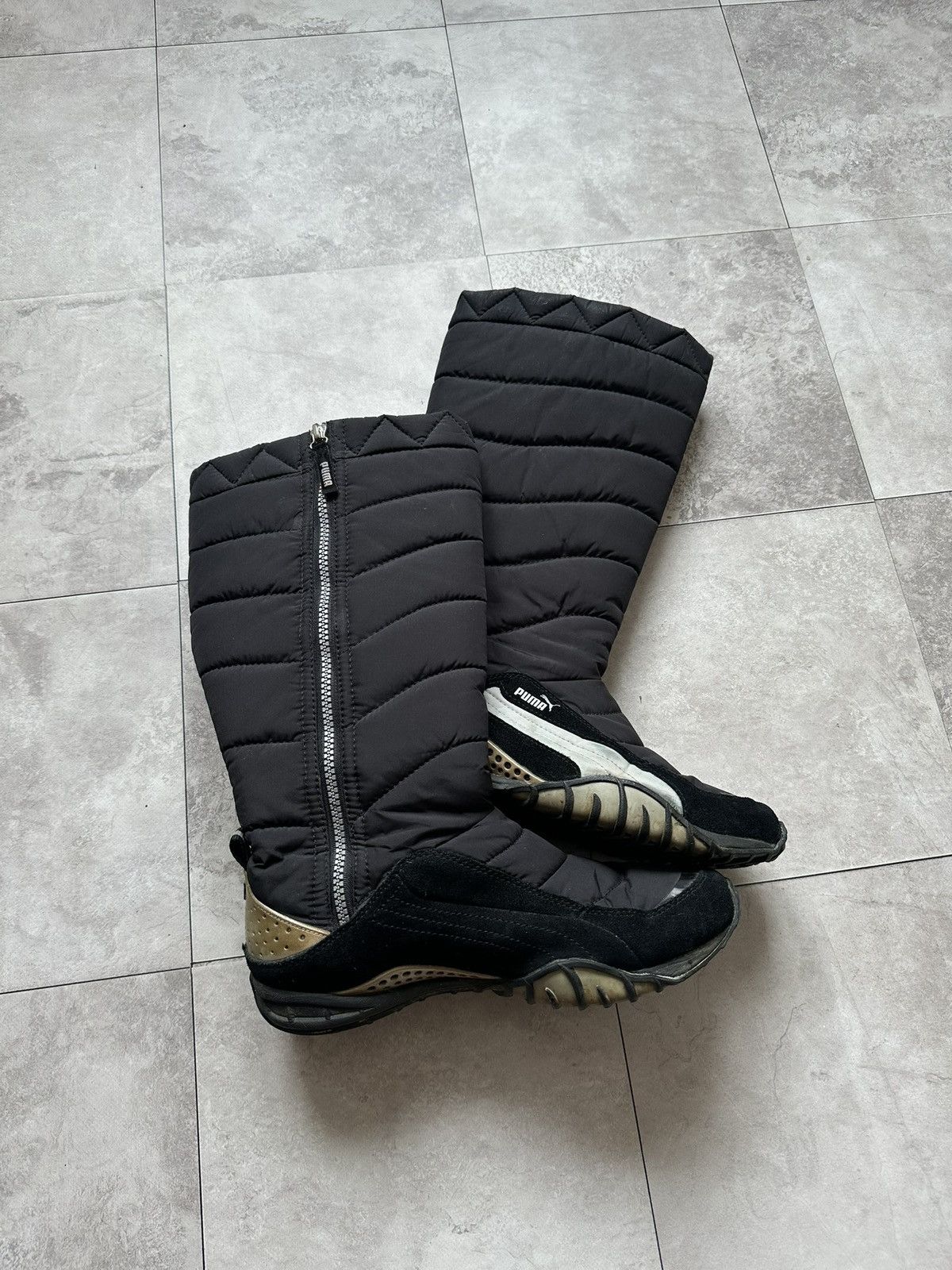 Puma OOs Puma Boxing Biker Racing Moto Winter Boots Shoes Sz 8,5 Size US 9 / IT 39 - 8 Thumbnail