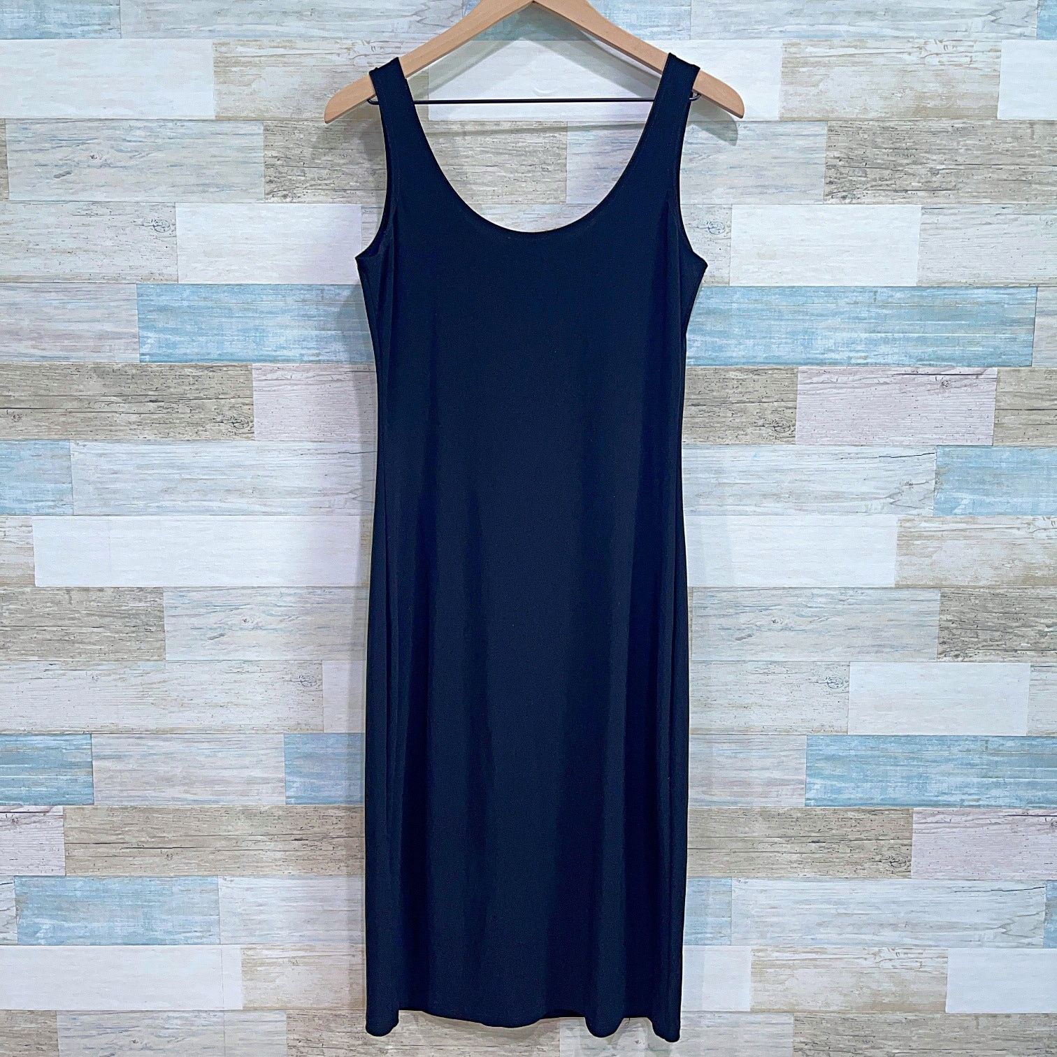 Joseph Ribkoff Joseph Ribkoff Stretchy Tank Dress Black Scoop Sleeveless 10 Size L / US 10 / IT 46 - 3 Thumbnail