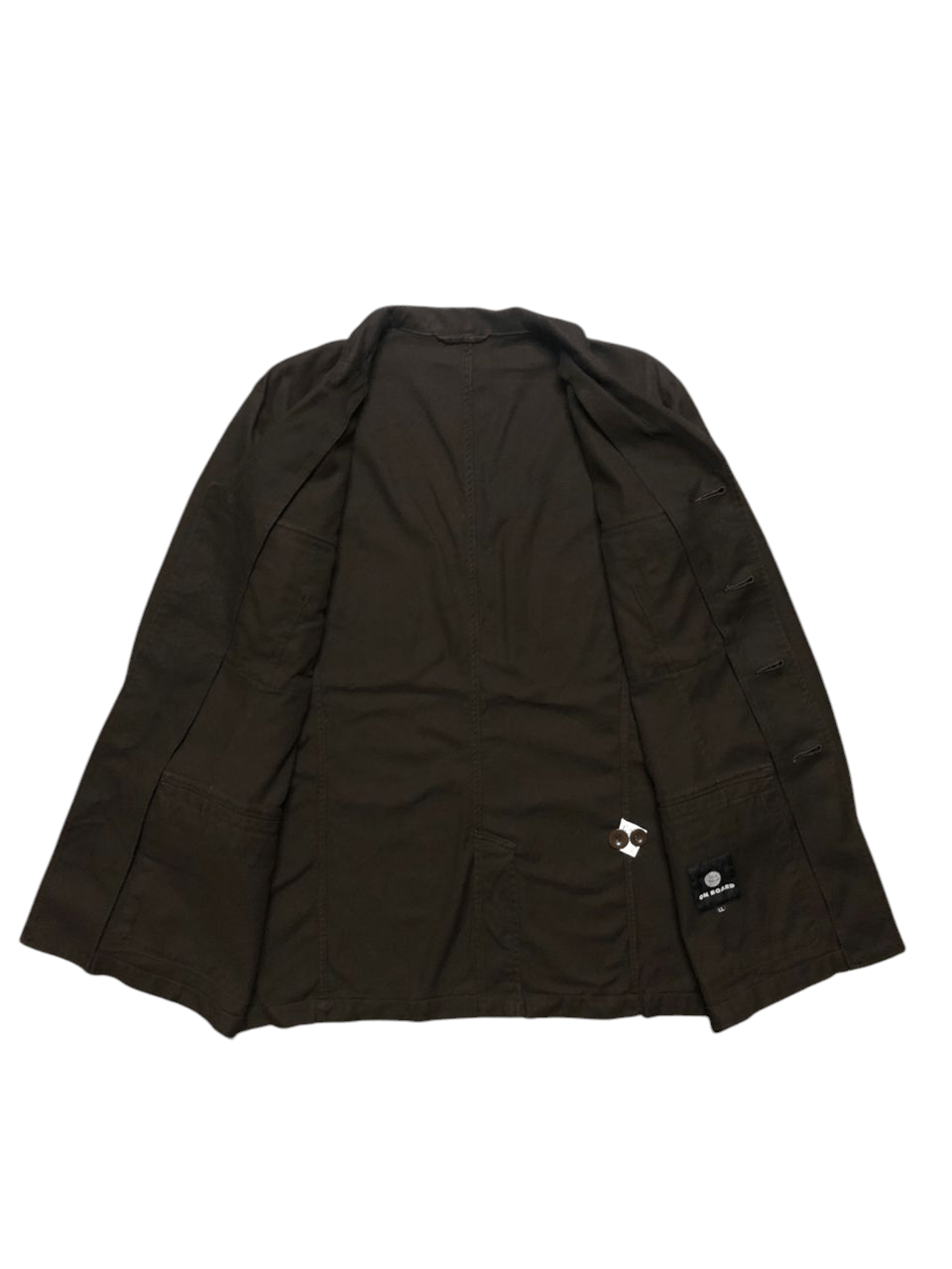 Japanese Brand Japanese Brand On Board Denim Work Jacket Brown Size US M / EU 48-50 / 2 - 3 Thumbnail