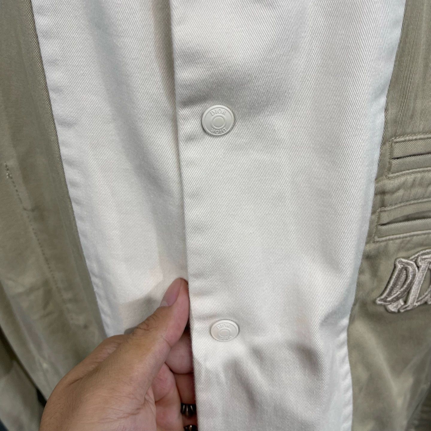 Dior Dior Logo Embroidery Panelled Jacket 48 99 New Size US M / EU 48-50 / 2 - 5 Thumbnail