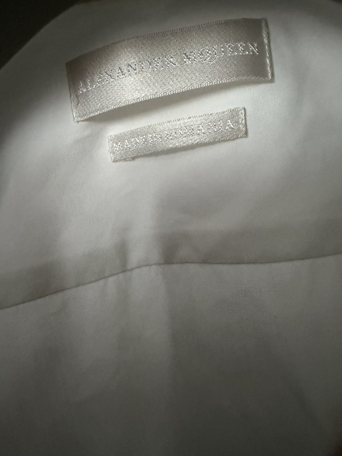 Alexander McQueen EXTRA RARE 14AW RUNWAY Oliver Bernard Portrait Poplin Size US M / EU 48-50 / 2 - 7 Thumbnail