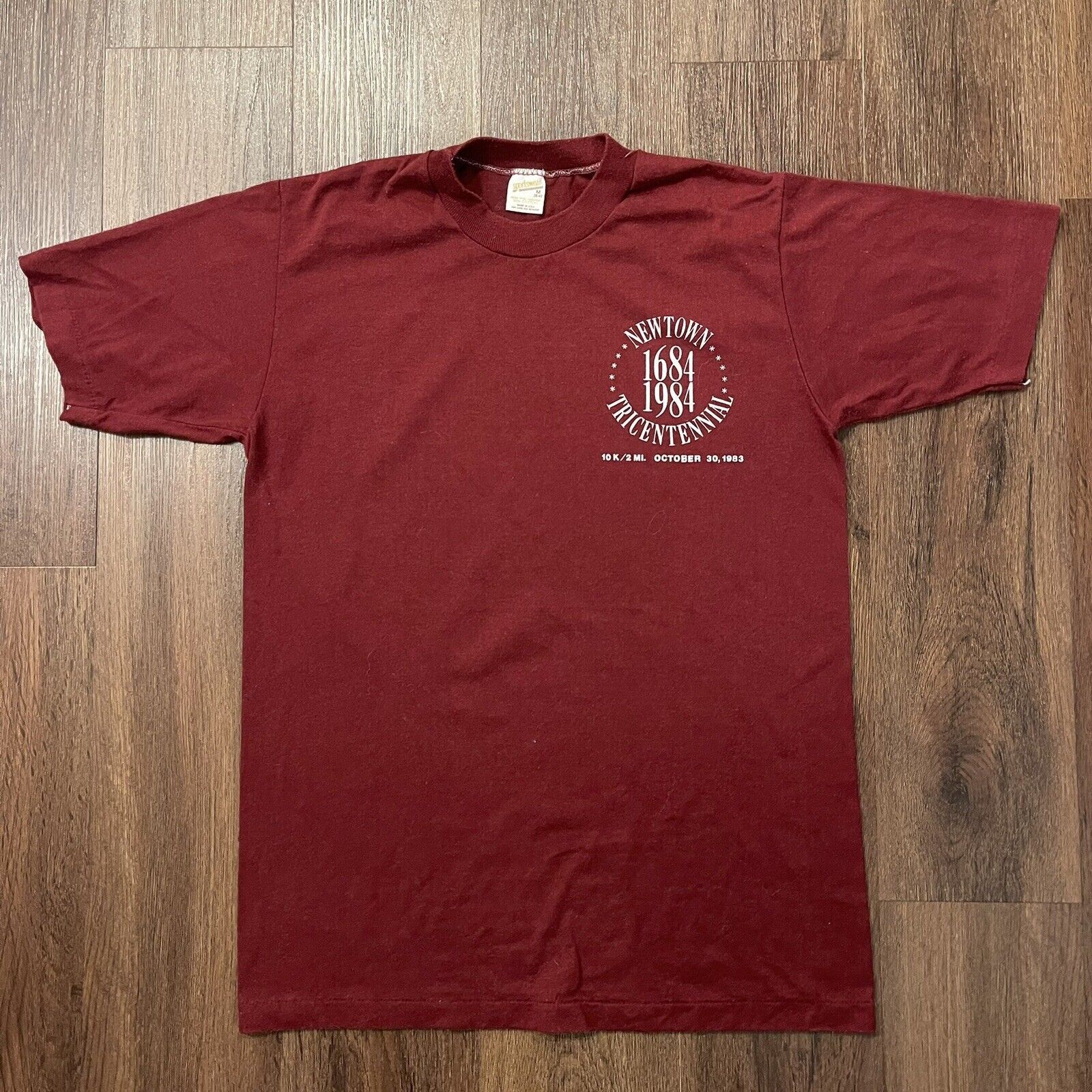 Other Vtg 1983 NEWTOWN PA Bucks County Tricentennial 10K TShirt M Size US M / EU 48-50 / 2 - 3 Thumbnail
