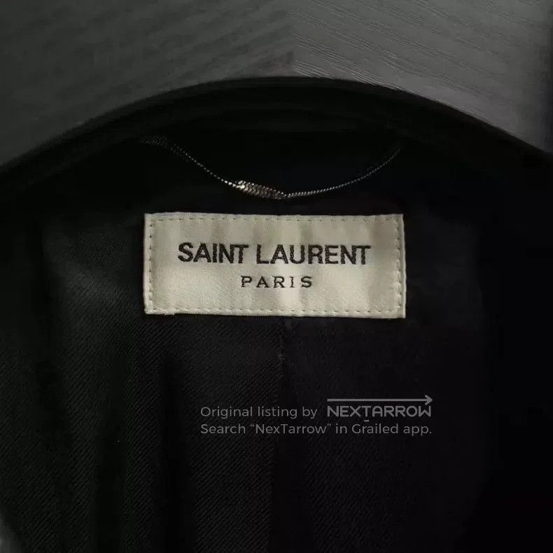 Saint Laurent Paris Saint Laurent Black Vintage Leather Jacket. Size US M / EU 48-50 / 2 - 4 Thumbnail