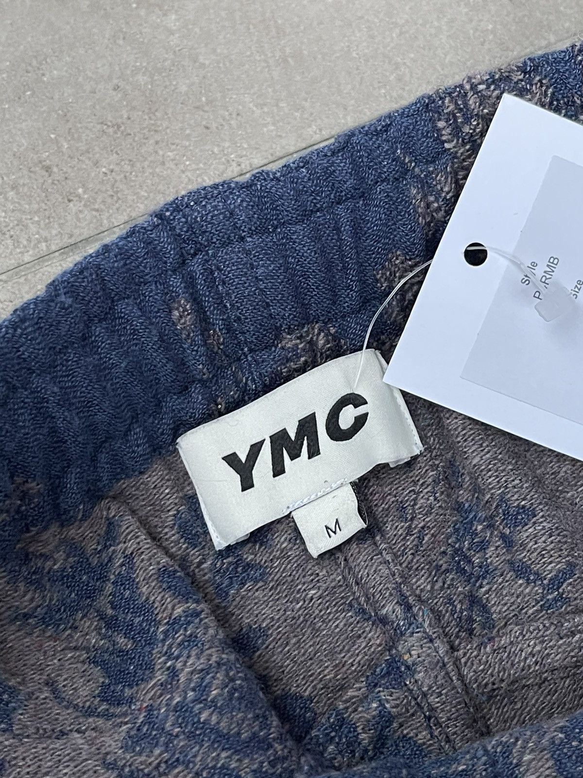 YMC !DS! SS23 YMC Alva Floral Navy Wool Casula Pants Size US 34 / EU 50 - 22 Thumbnail