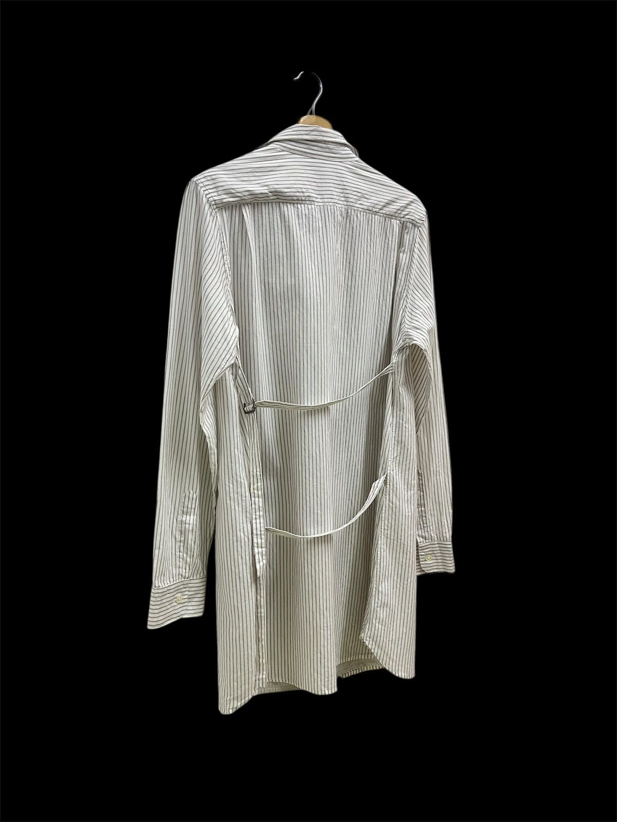 Ann Demeulemeester Double Layered Pinstripe Shirt Dress Size XS / US 0-2 / IT 36-38 - 5 Thumbnail