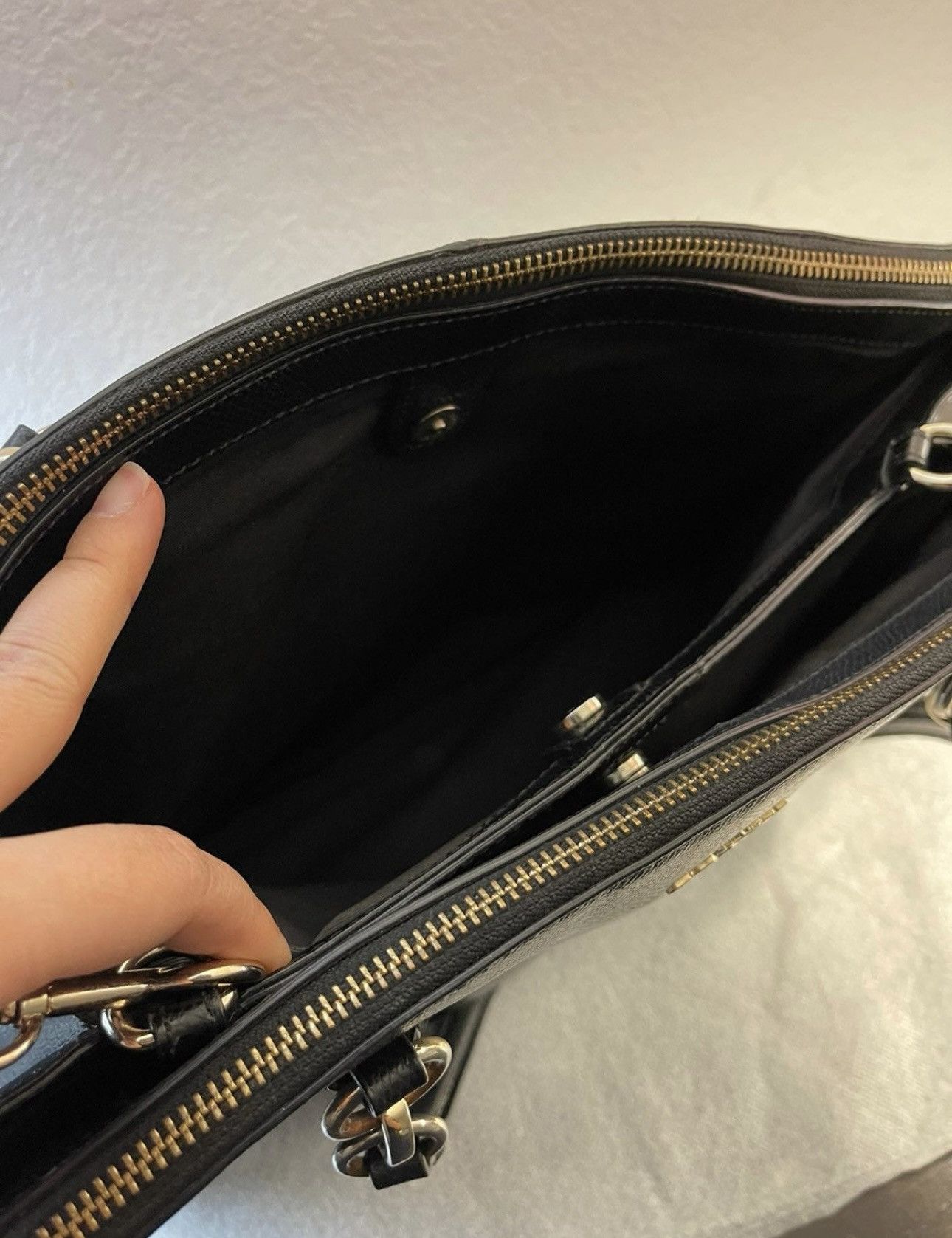 Coach Coach Black Leather Large Christie Carryall Satchel Size ONE SIZE - 6 Thumbnail