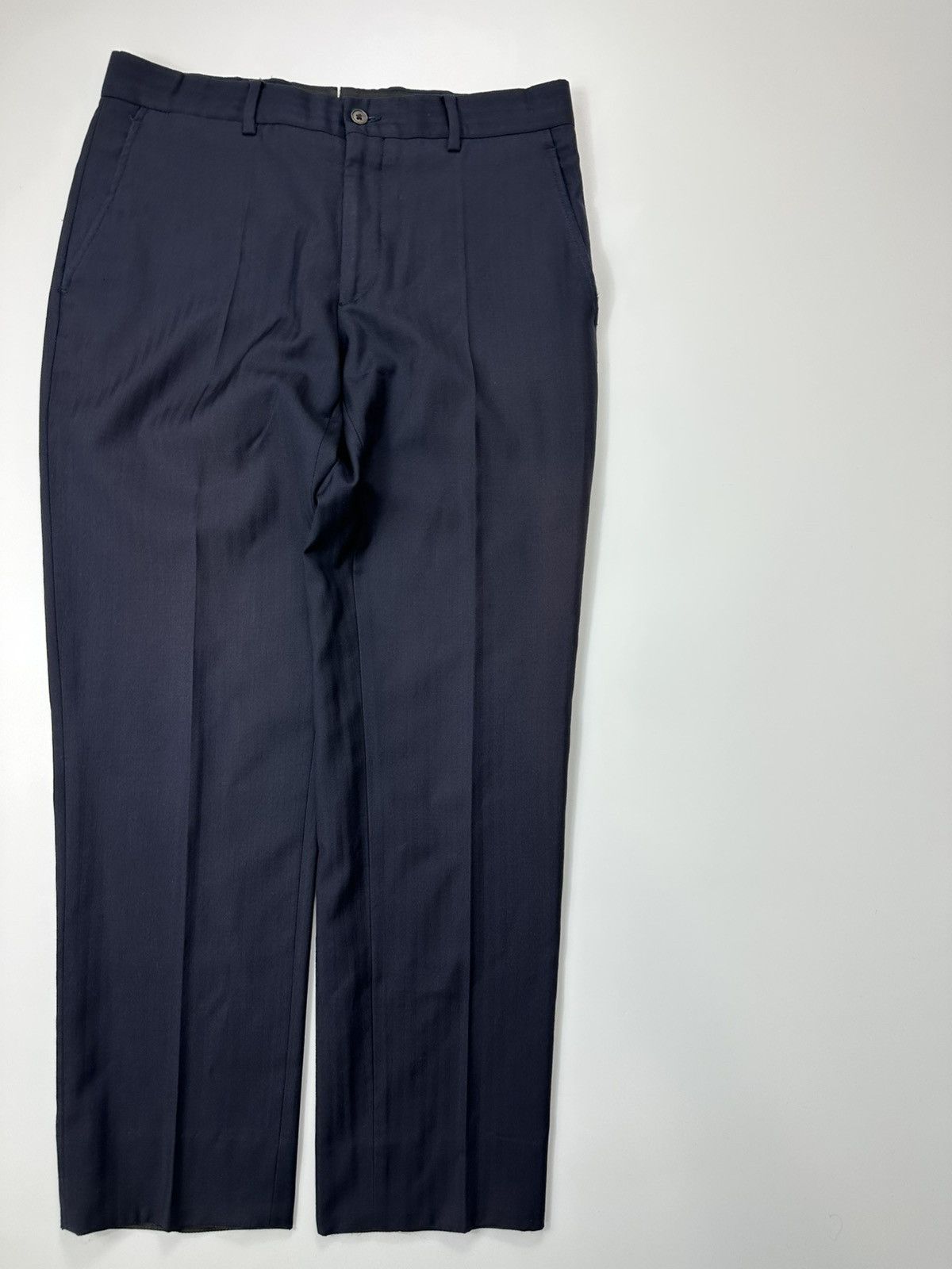 Polo Ralph Lauren Polo Ralph Lauren Dress Wool Pants Made In Italy Navy Blue Size US 30 / EU 46 - 4 Thumbnail