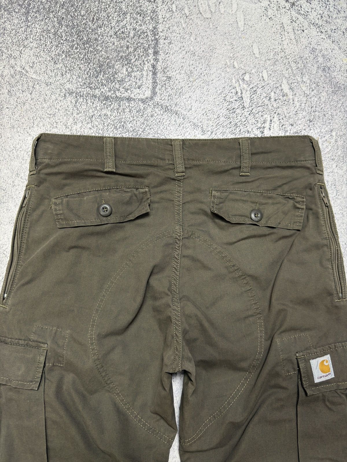 Carhartt Vintage Carhartt WIP Motown Cargo Pants Military Green Size US 32 / EU 48 - 9 Thumbnail
