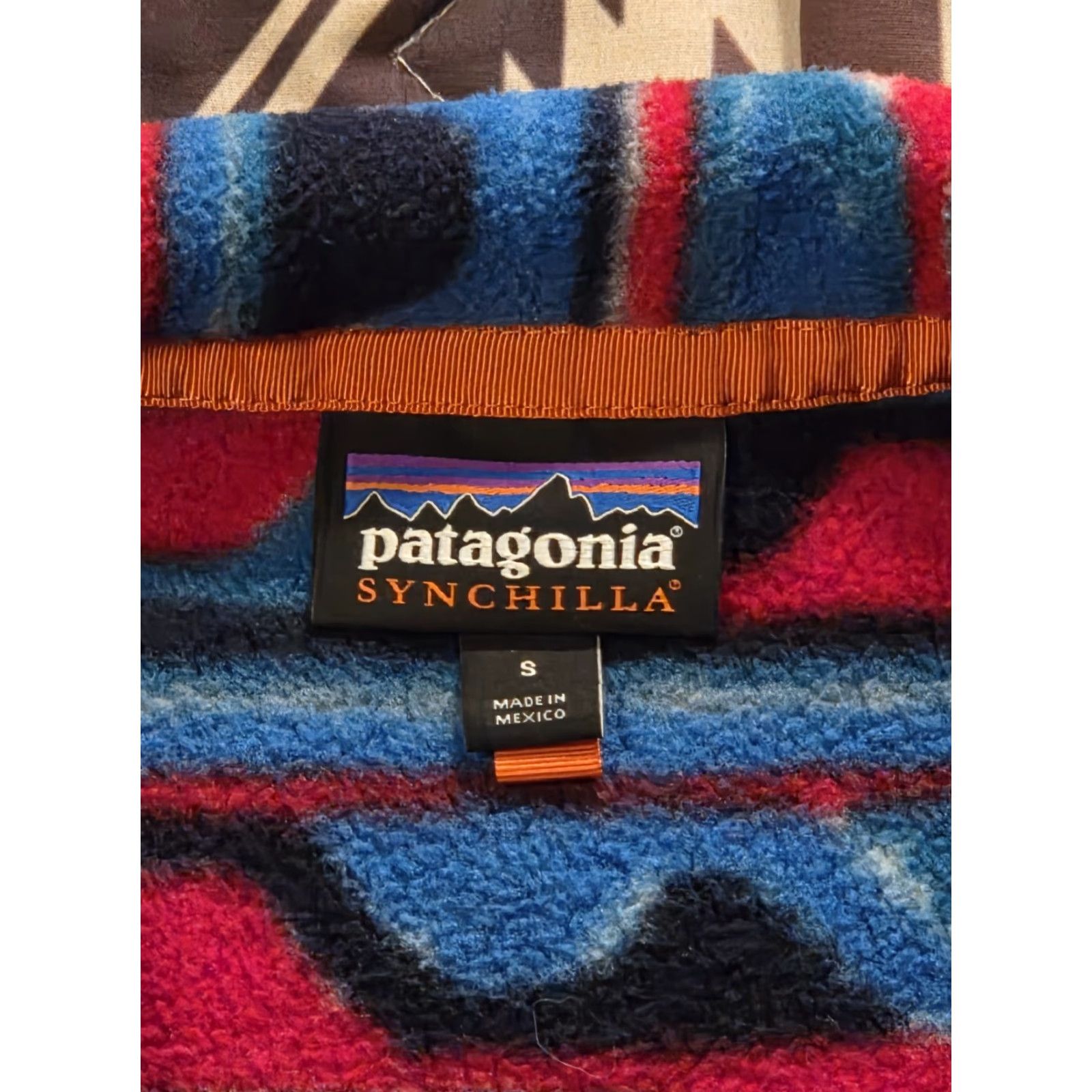 Patagonia PATAGONIA Synchilla Snap T Blue Delta Waves Pullover Fleece Jacket Men S Small Blue Geometric Aztec Promo Size US S / EU 44-46 / 1 - 6 Thumbnail