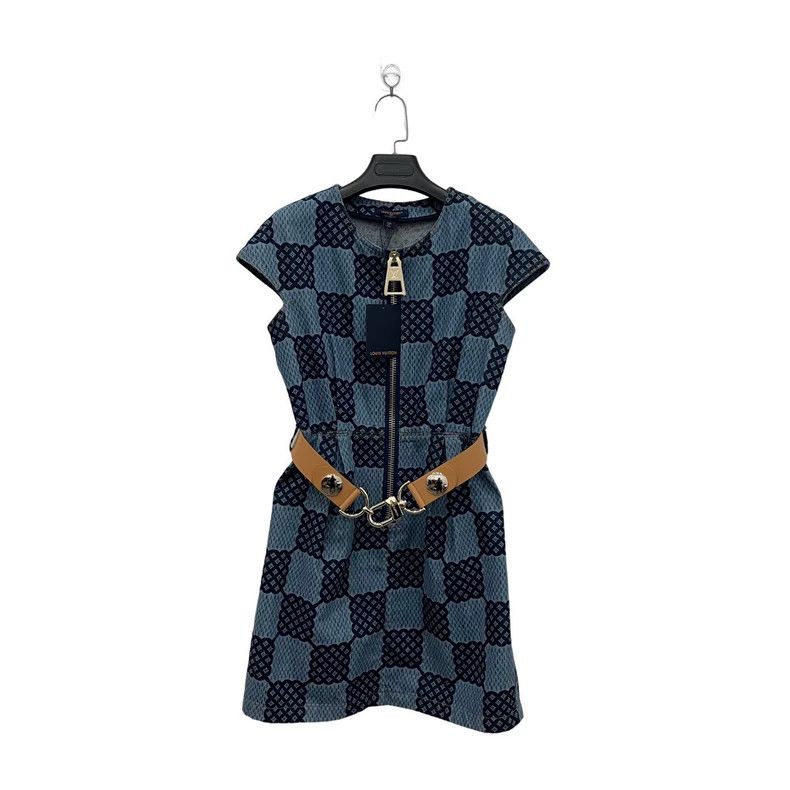 Louis Vuitton Louis Vuitton Presbyopic full-print belted dress Size XS / US 0-2 / IT 36-38 - 2 Thumbnail