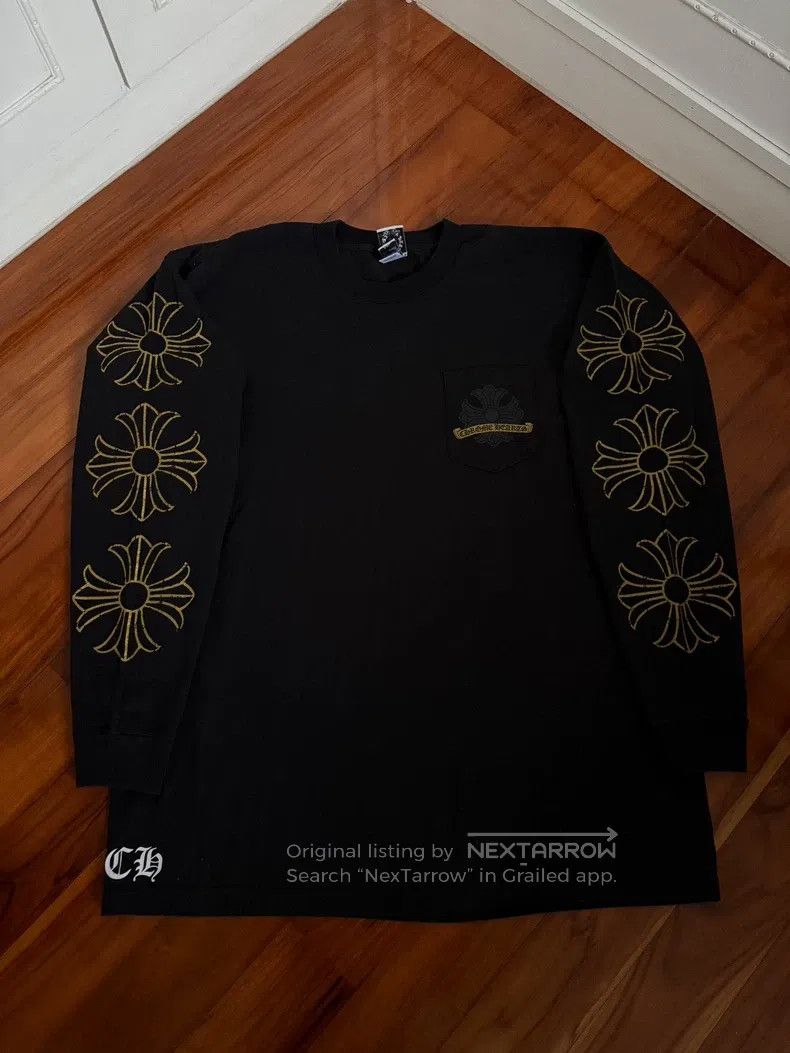 Chrome Hearts CHROME HEARTS Size XXL Hot stamping horseshoe print long sl Size US XXL / EU 58 / 5 - 2 Thumbnail