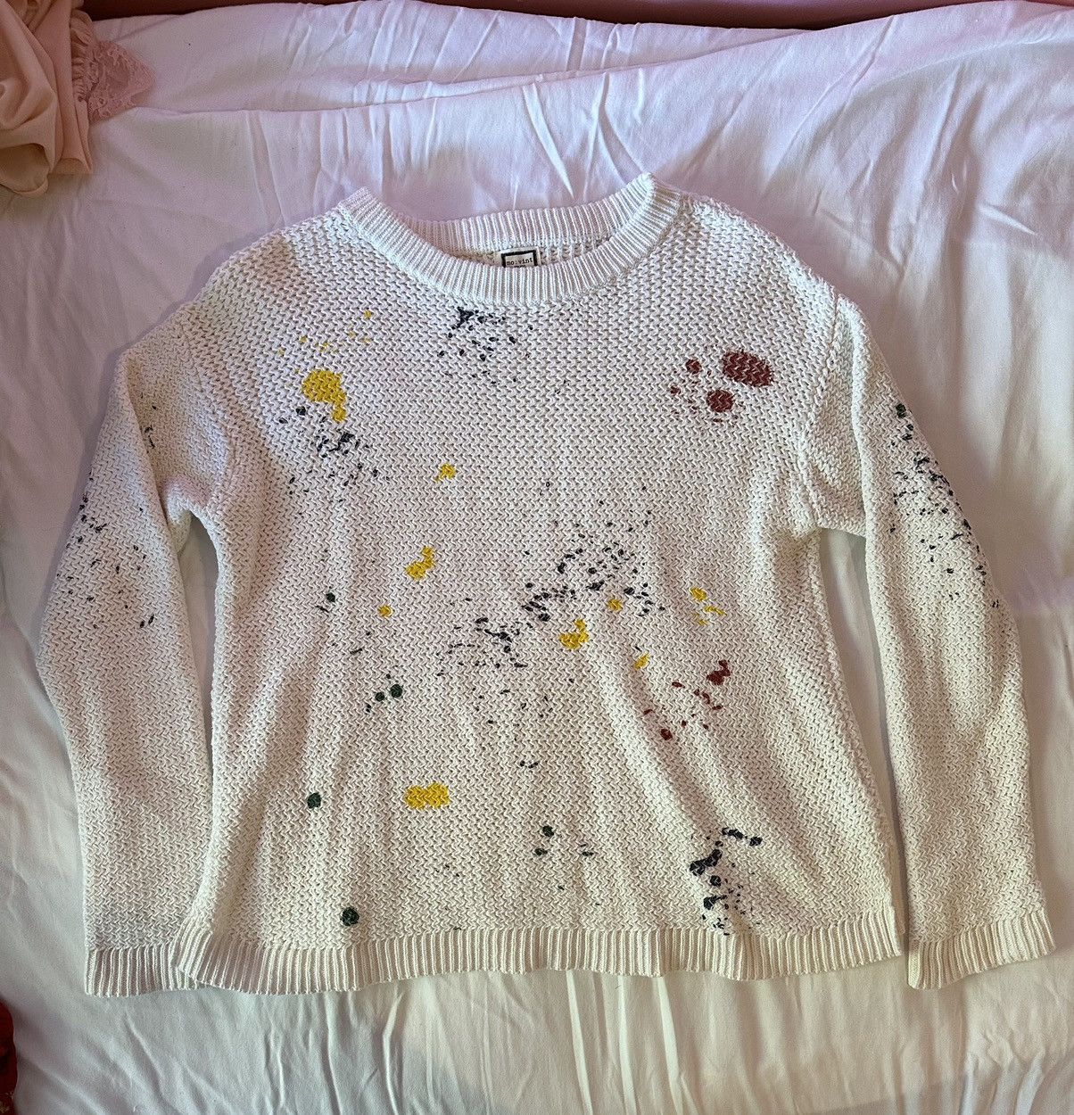 Anthropologie Mod:vint Anthropologie paint splatter sweater Size M / US 6-8 / IT 42-44 - 1 Thumbnail