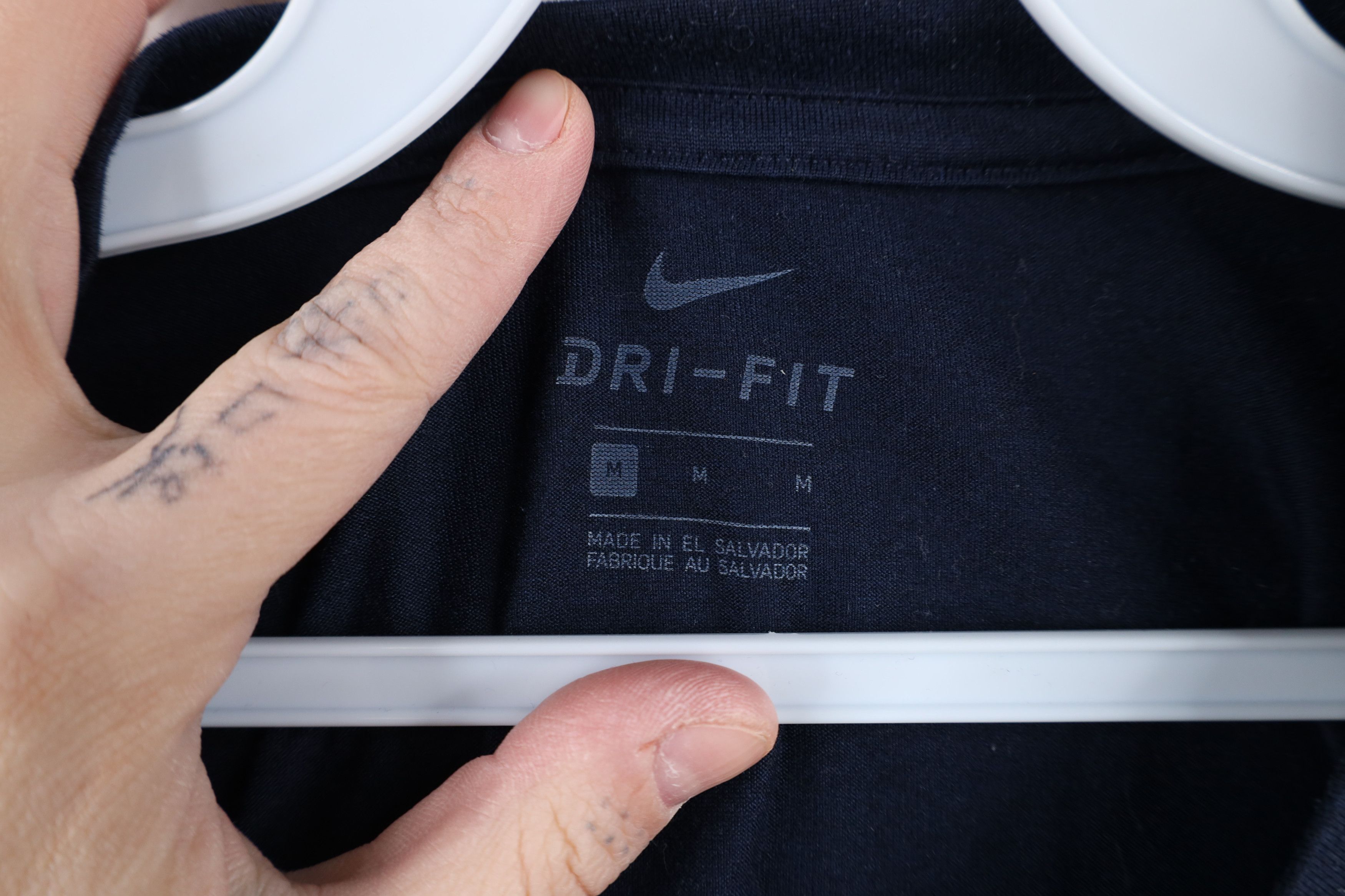 Nike × Vintage Y2K Nike Travis Scott Mini Swoosh Running Gym T-Shirt Blue Size US M / EU 48-50 / 2 - 6 Thumbnail