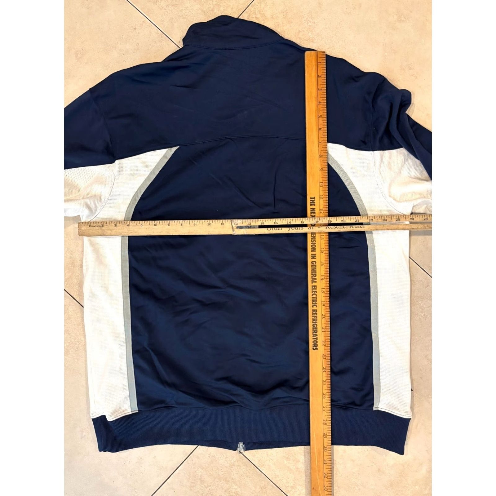 Jordan Brand Jordan Air Jordan Jacket Polyester Full Zip Track Sweater Men XL Blue 90s Retro Sports Basketball Gym Training Jacket Size US XL / EU 56 / 4 - 7 Thumbnail
